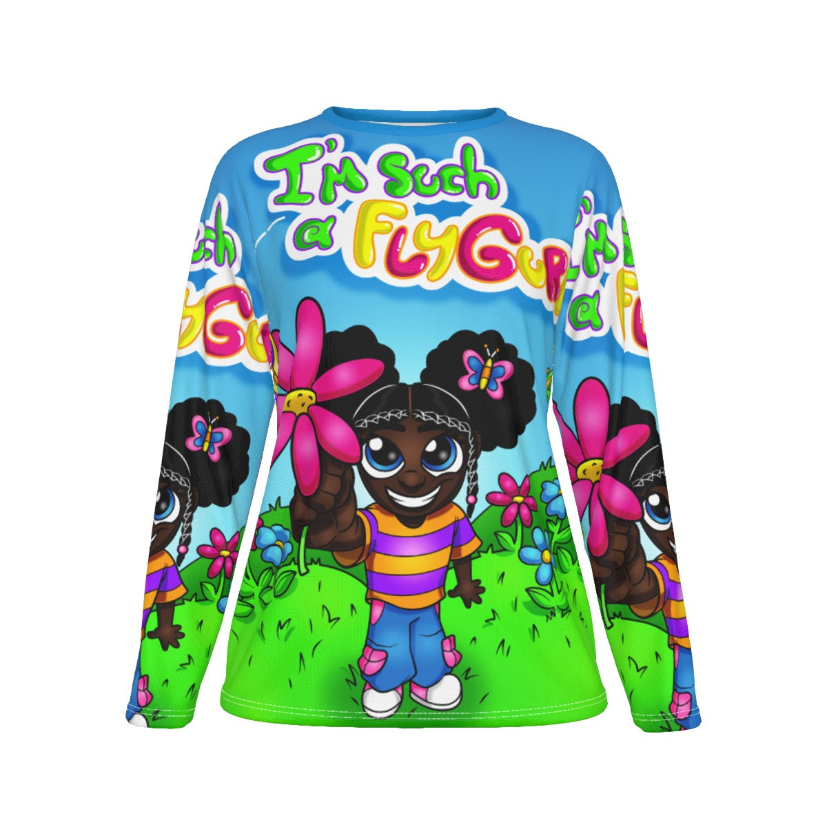 Such a FlyGurl Oversized AOP Tee | 190GSM Cotton