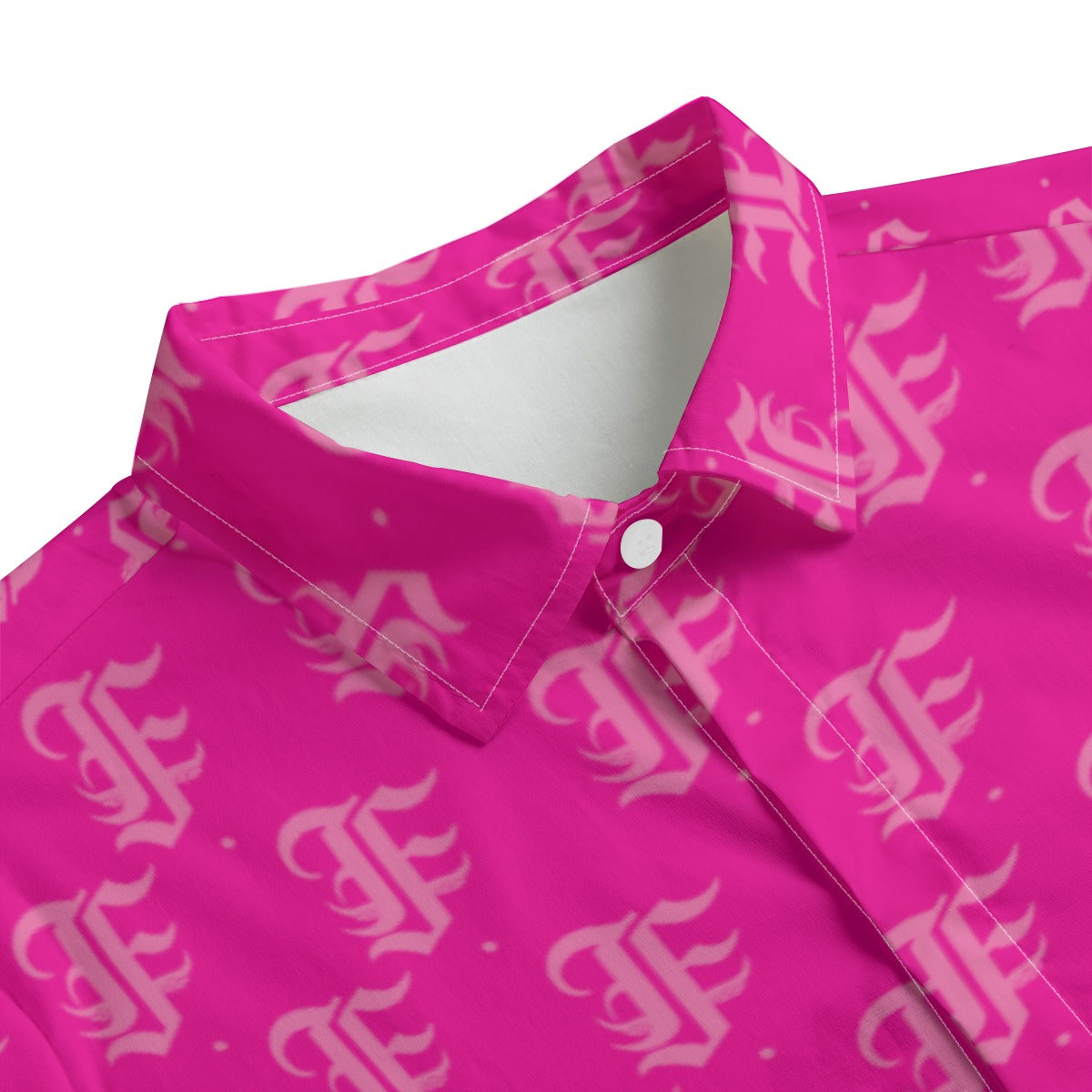 FFHotPink Button-Up |115GSM Cotton poplin