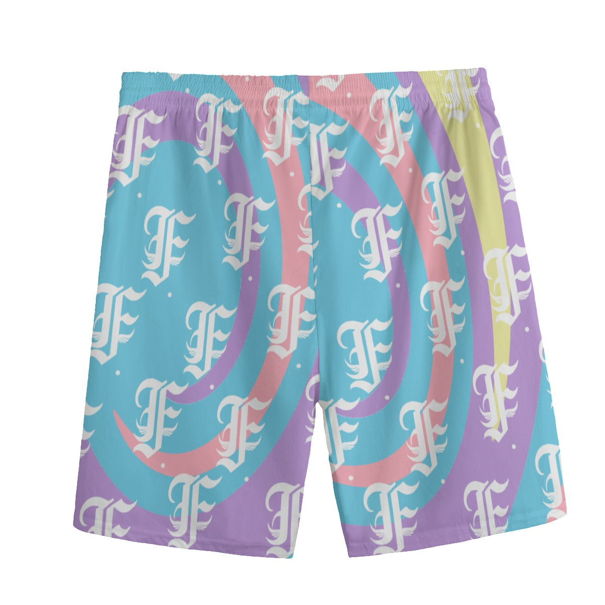 FFPastelSwirl Shorts | 115GSM Cotton poplin