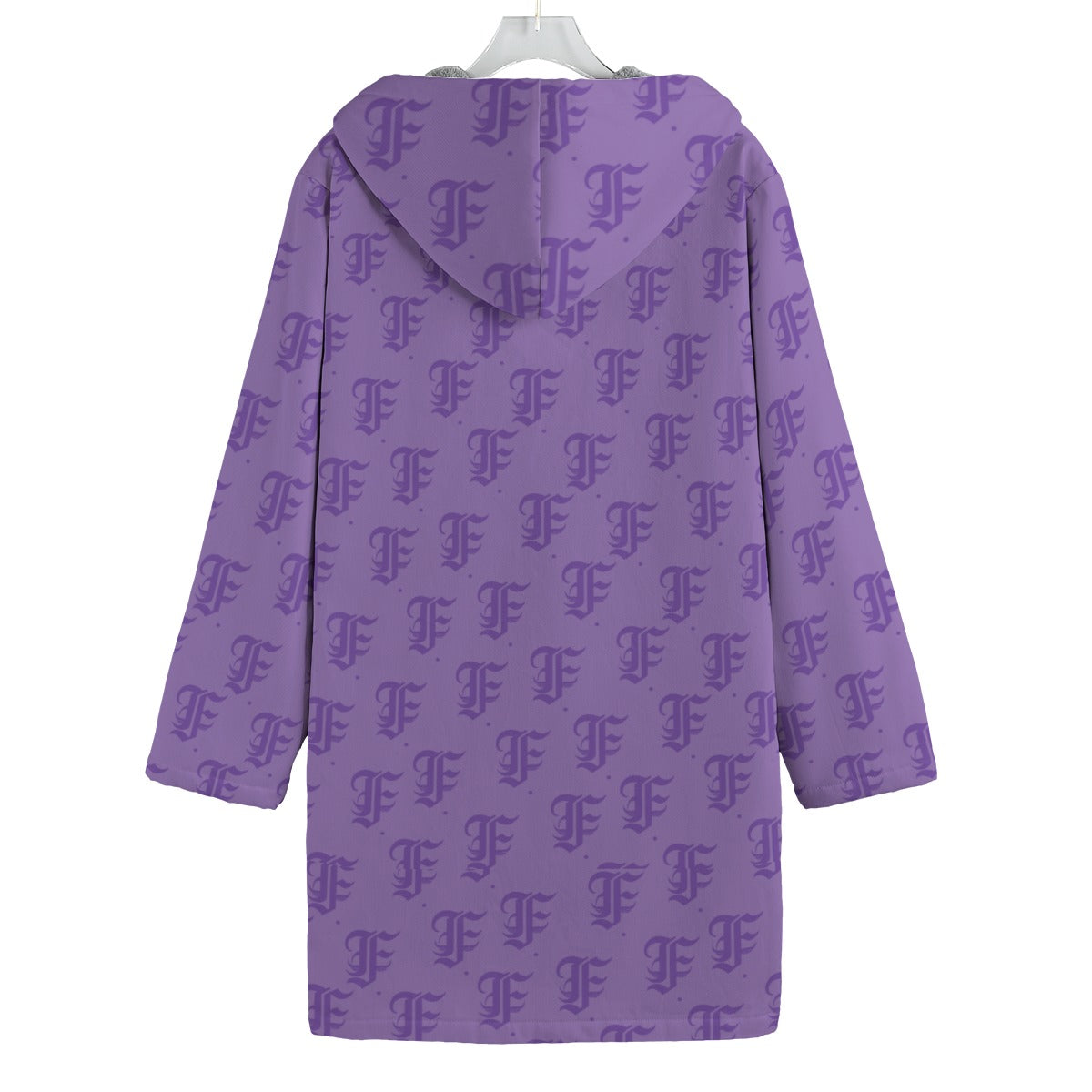 FFPurple | Fleece Canvas Coat