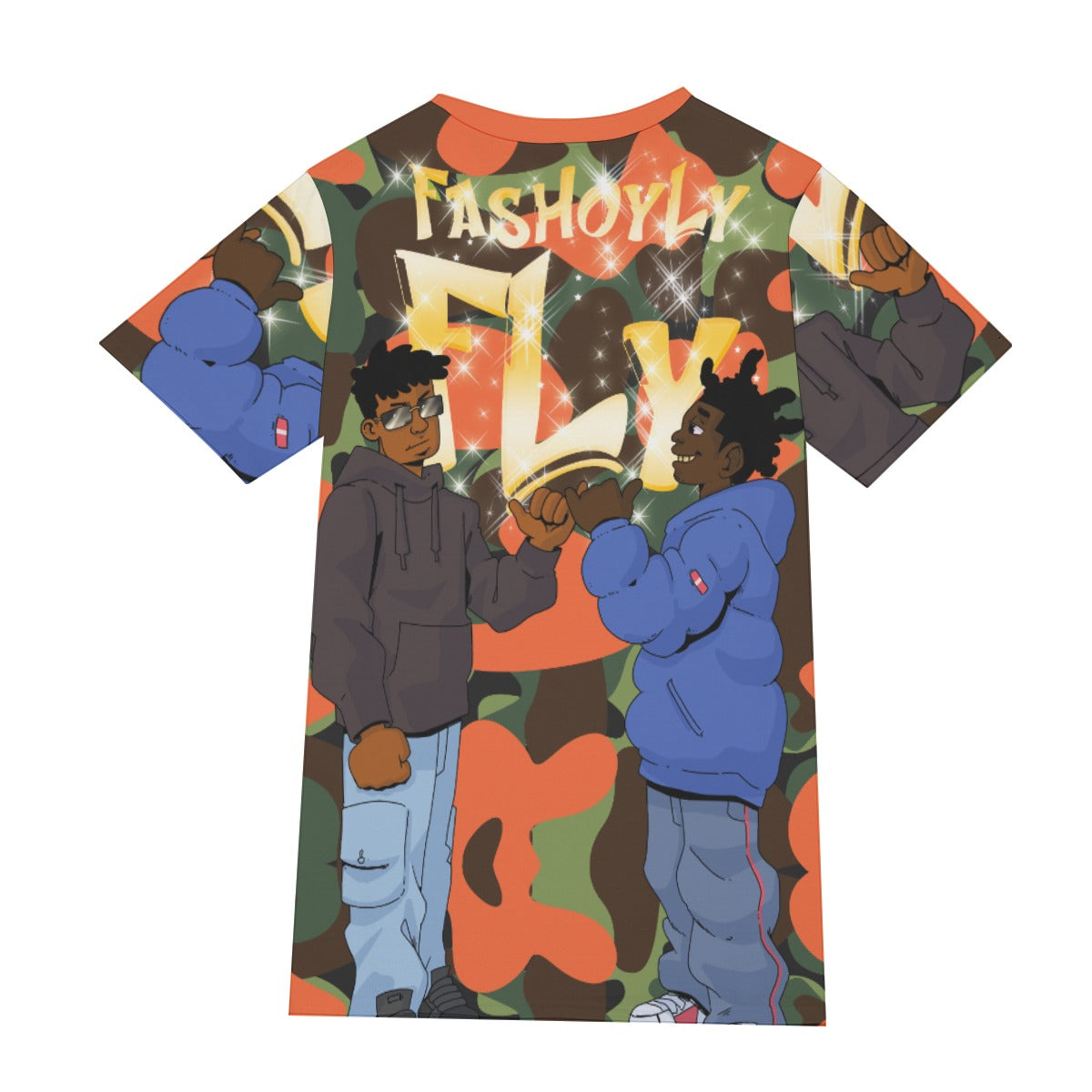 FLYGUYZ AOP TEE| 190GSM Cotton
