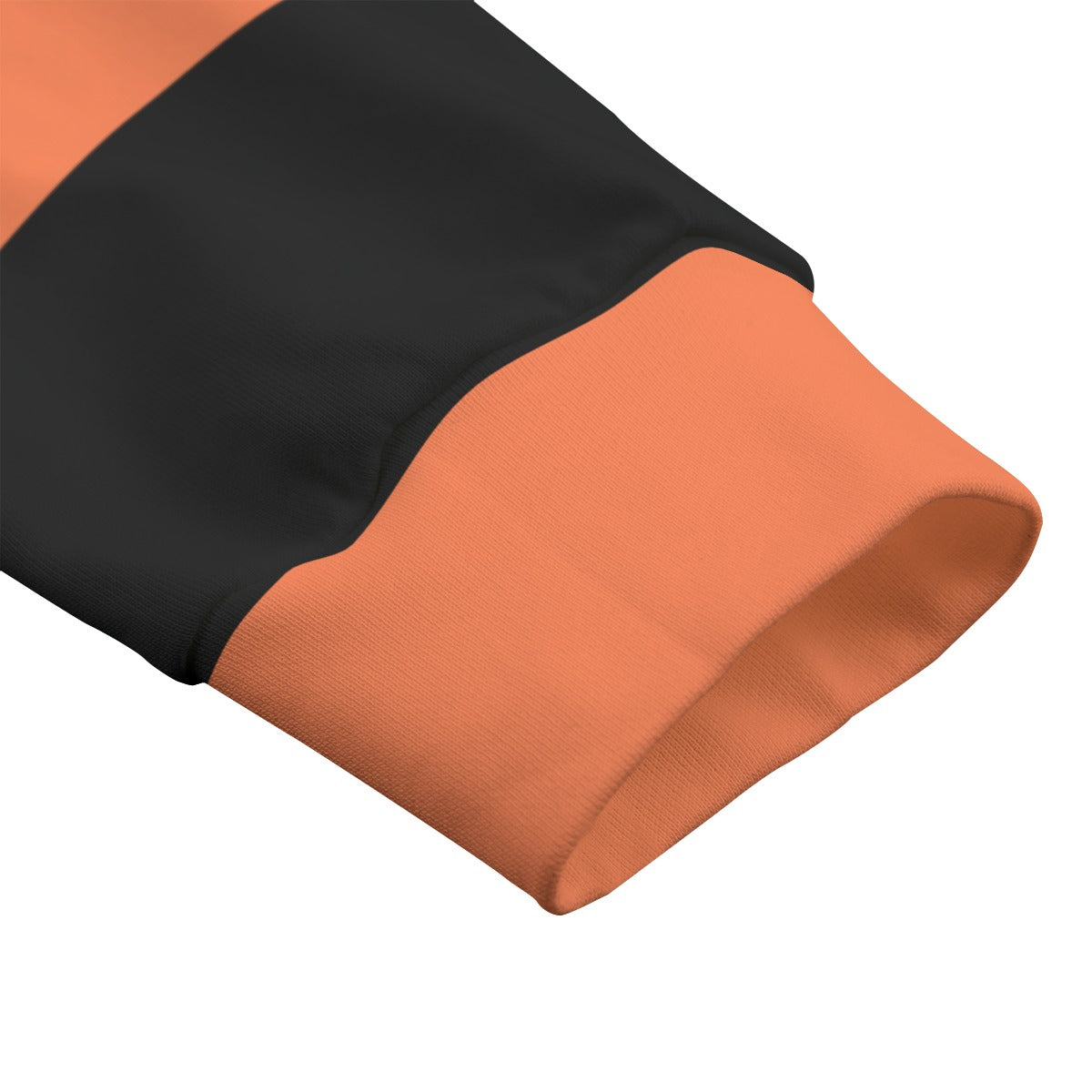 Orange & Black Striped Heavyweight Zip-Up Polo | 310GSM Cotton