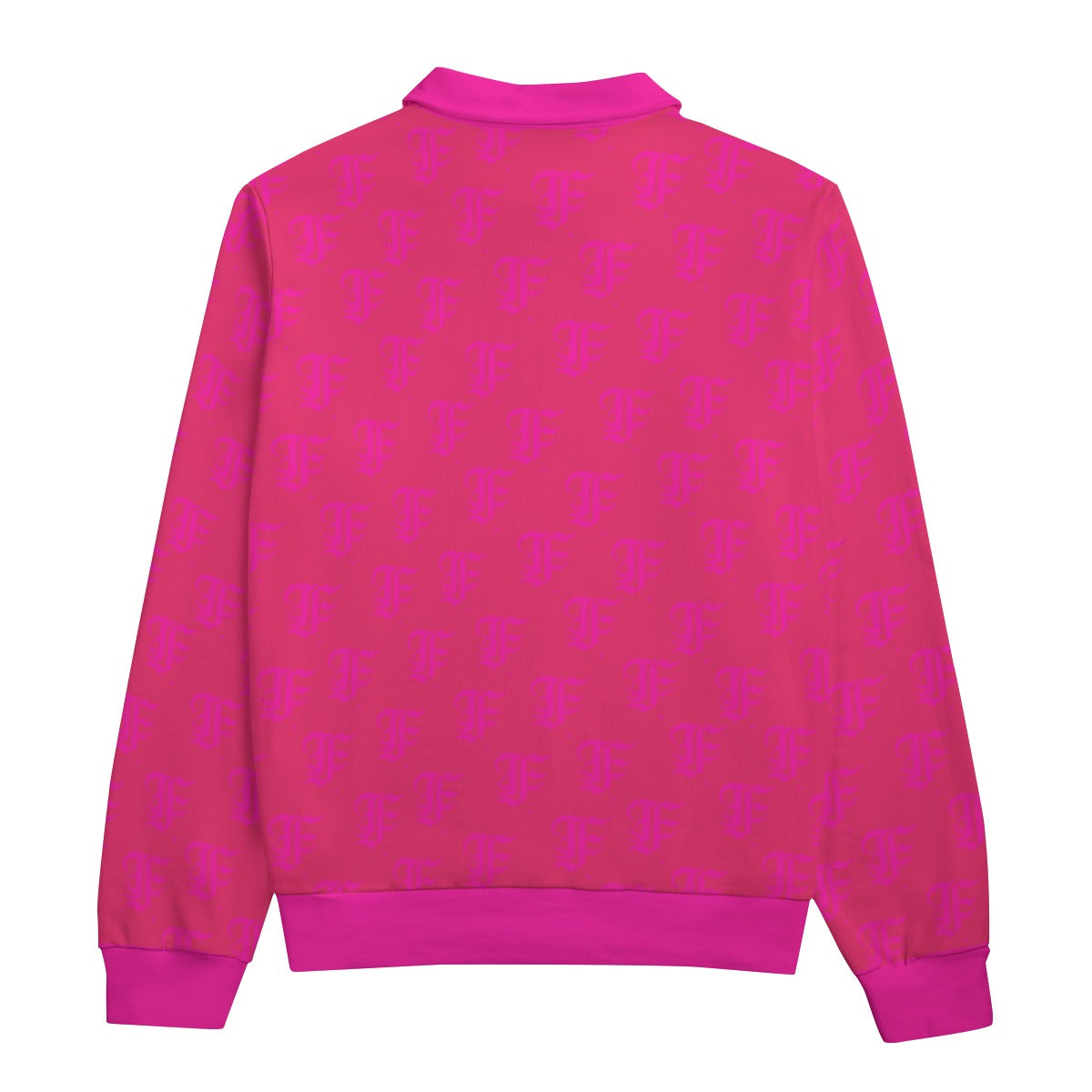 FFHotPink Heavyweight Zip-Up Polo | 310GSM Cotton