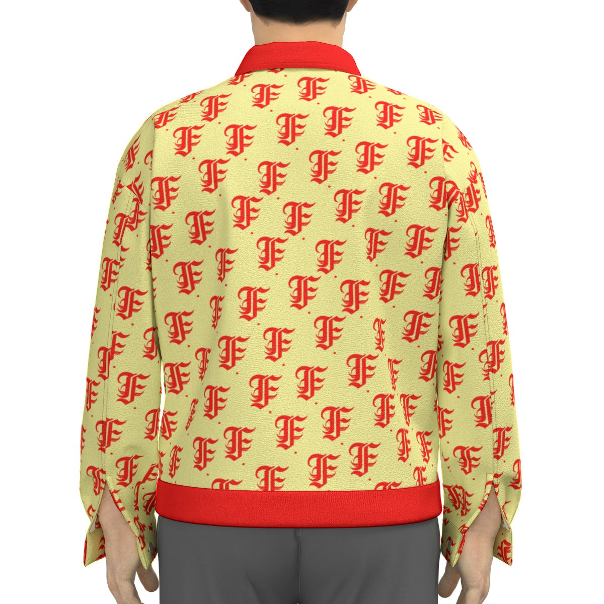 FFCremeRed Trucker Jacket | 245GSM Cotton