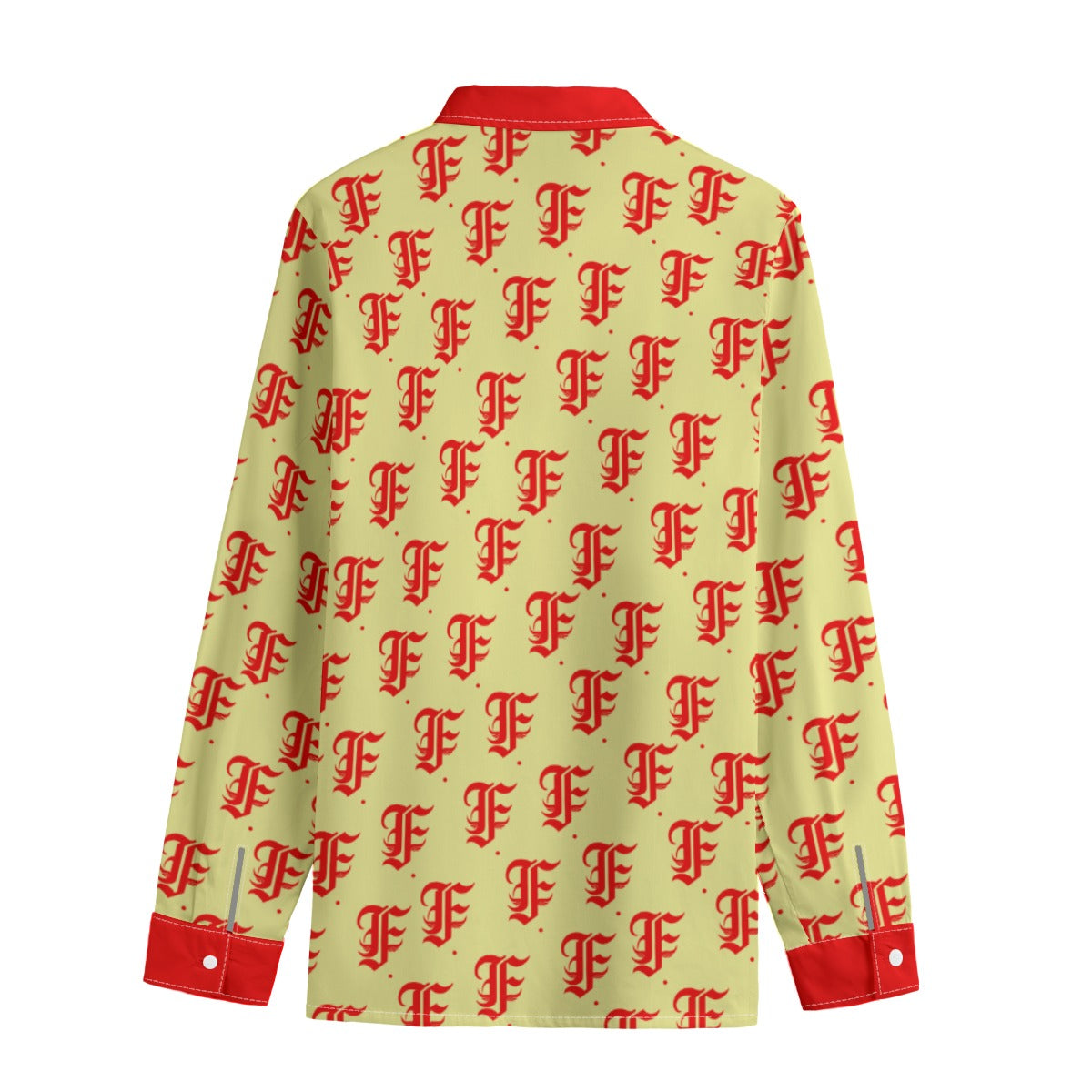 FFCremeRed Button-Up |115GSM Cotton poplin