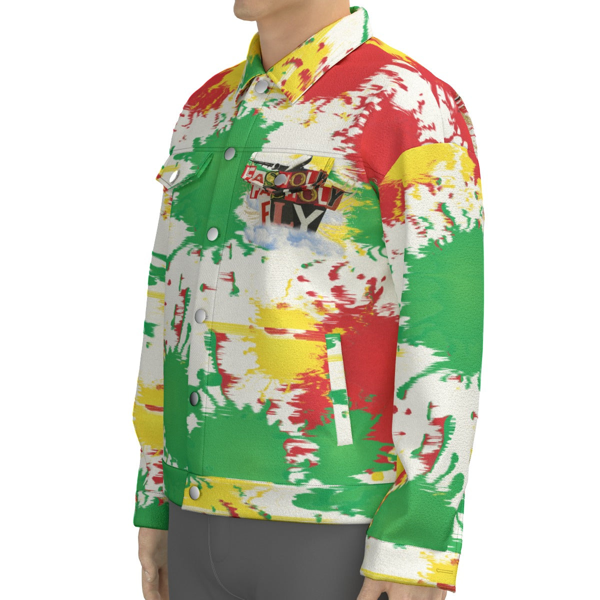 OG FF Paint Splatter Trucker Jacket | 245GSM Cotton