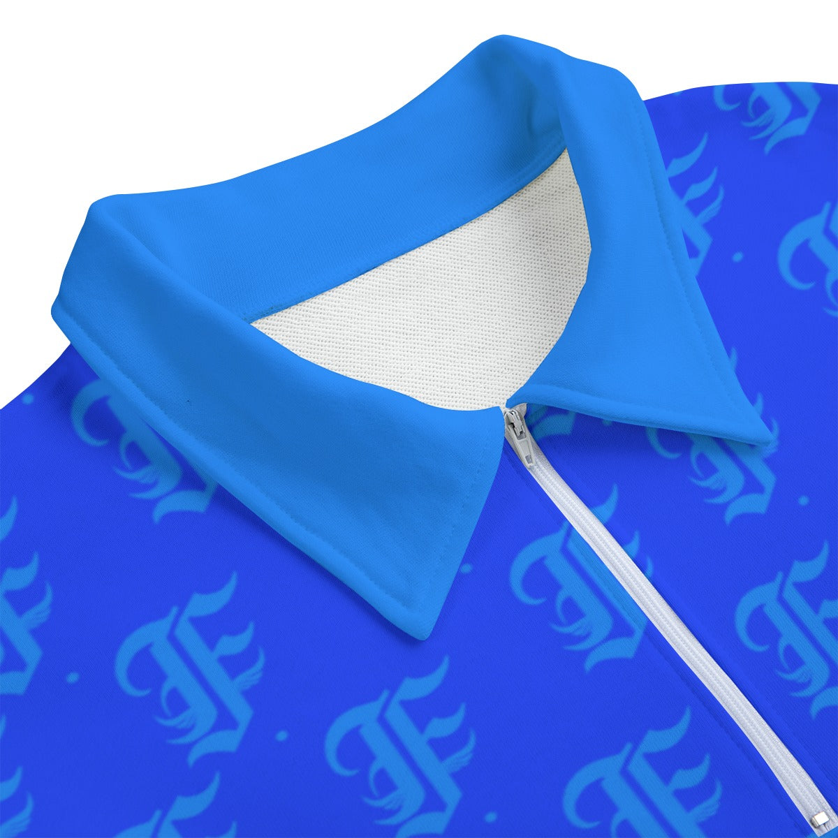 FFBlue Heavyweight Zip-Up Polo | 310GSM Cotton