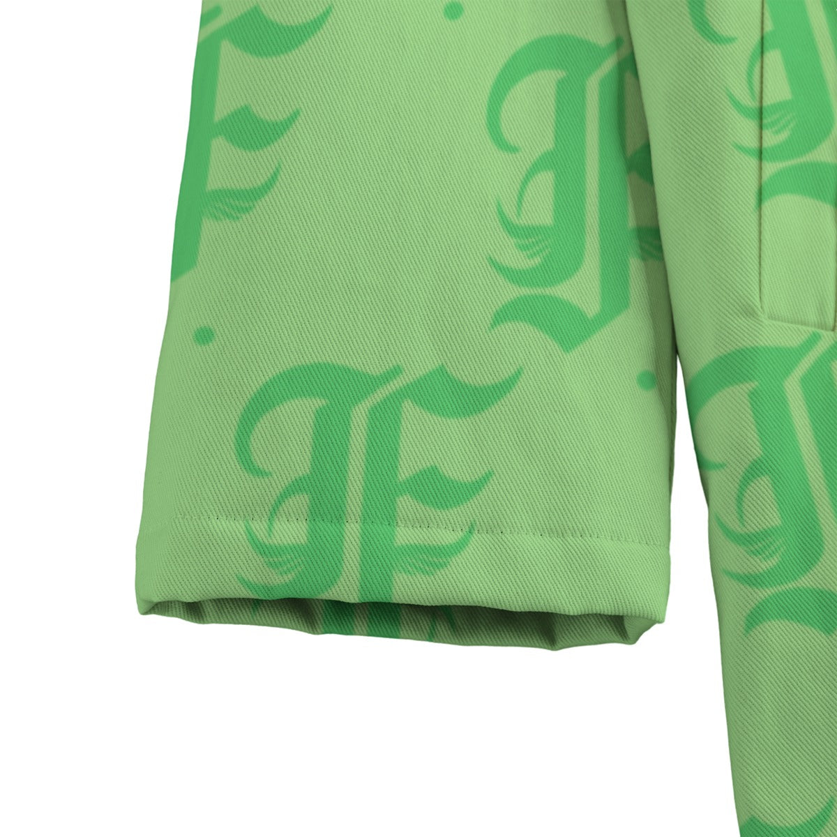 FFMintGreen | Fleece Canvas Coat