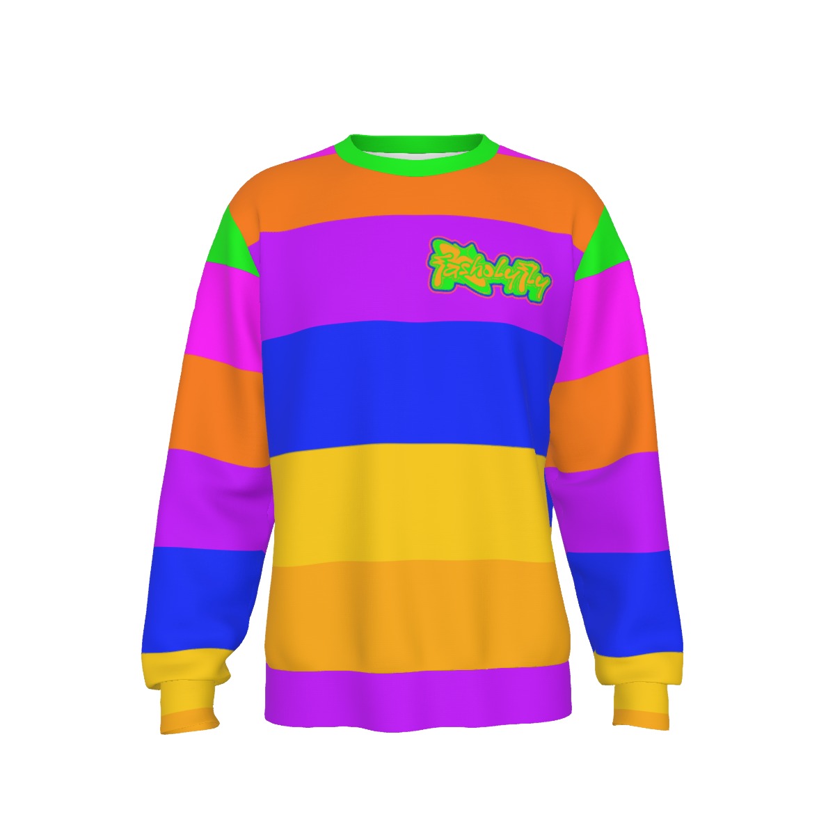 Neon Striped | Basic Sweater