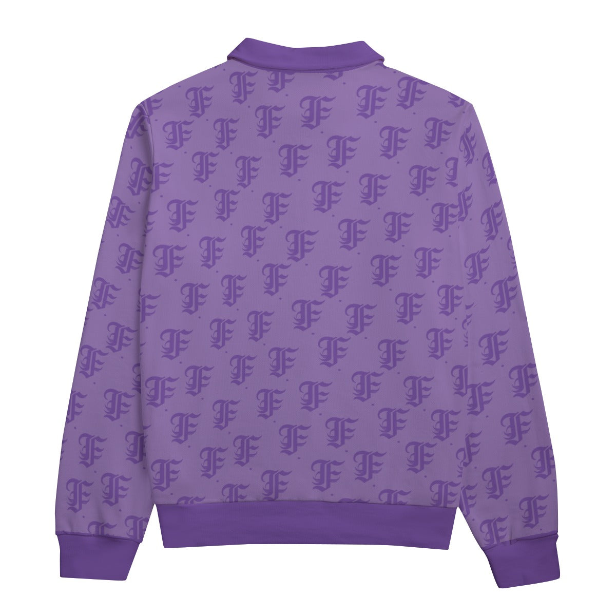 FFPurple Heavyweight Zip-Up Polo | 310GSM Cotton
