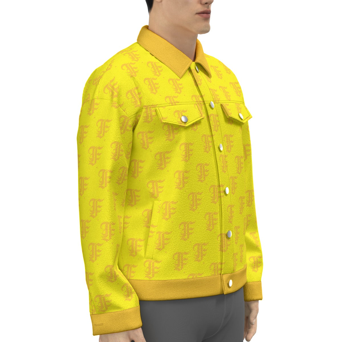 FFYellow Trucker Jacket | 245GSM Cotton