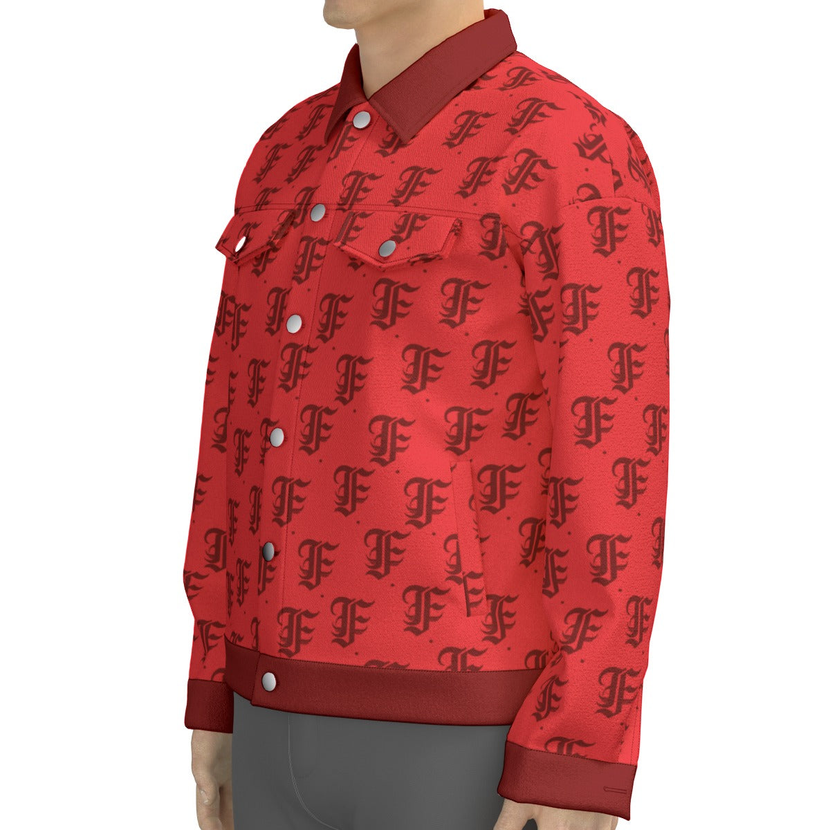 FFRed Trucker Jacket | 245GSM Cotton