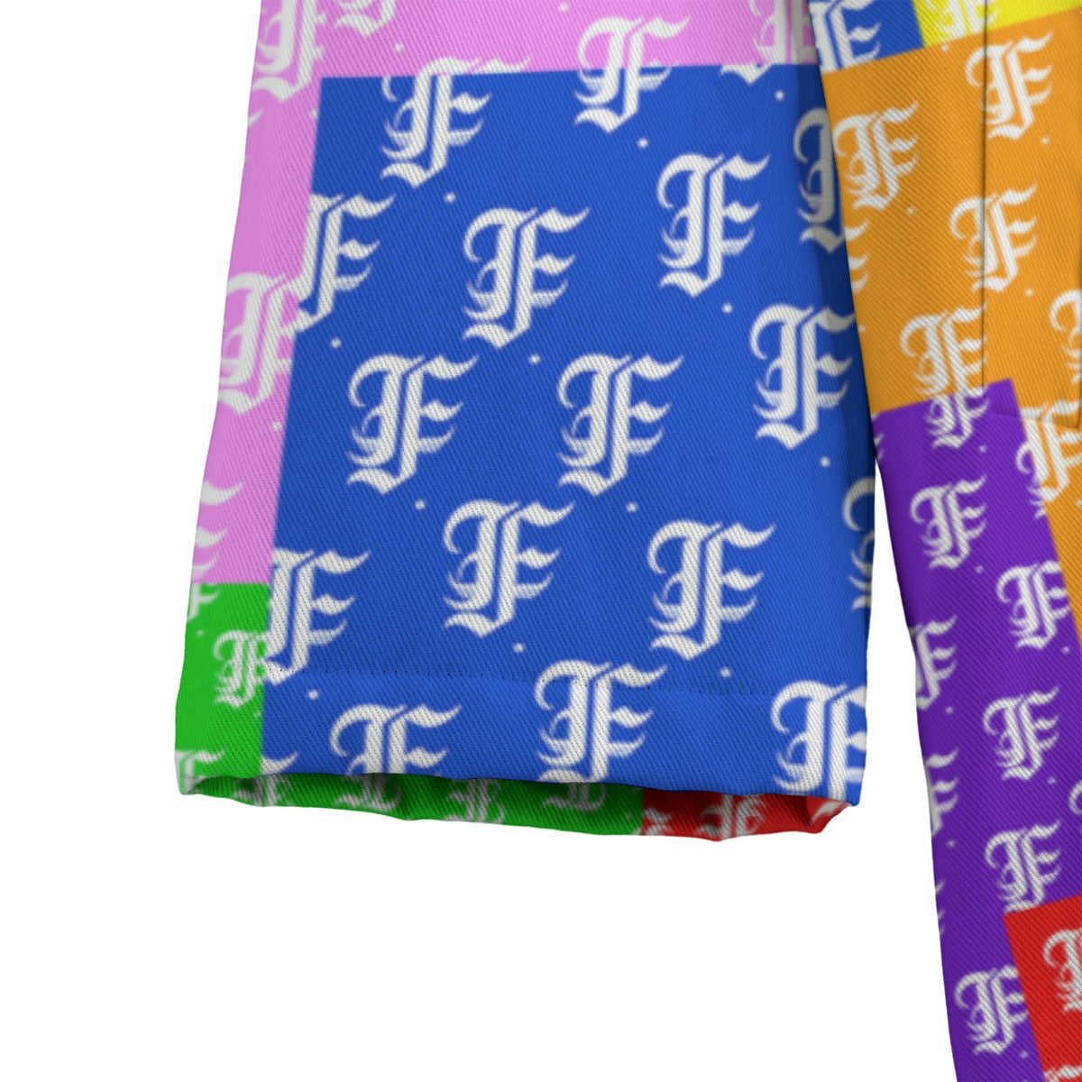 Multi-Color Patchwork | Fleece Canvas Coat