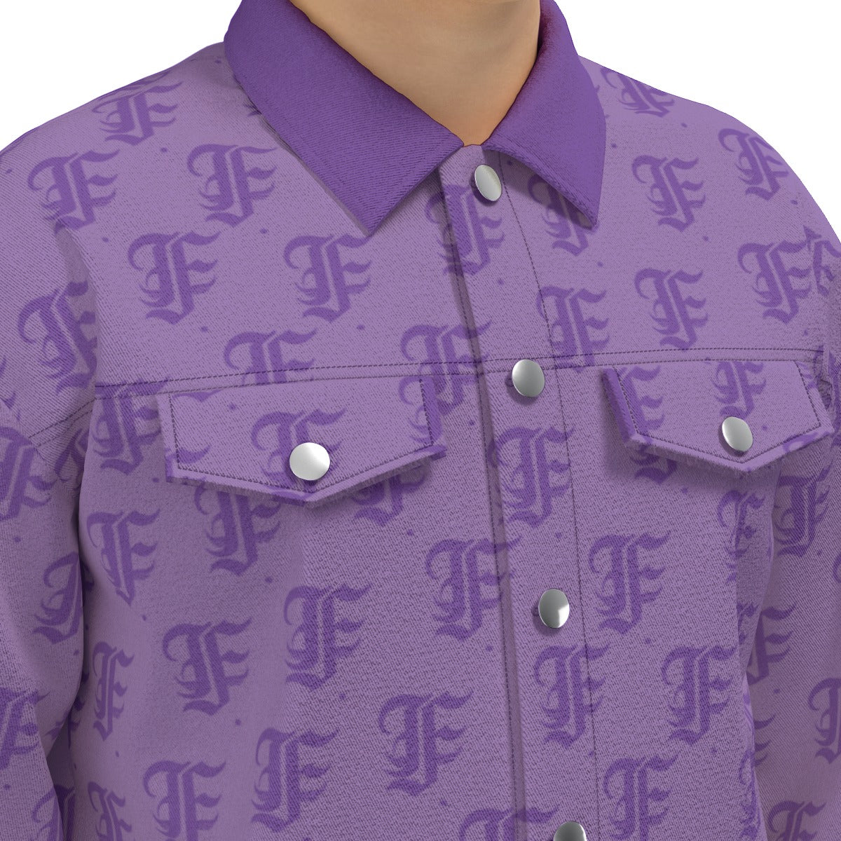 FFPurple Trucker Jacket | 245GSM Cotton