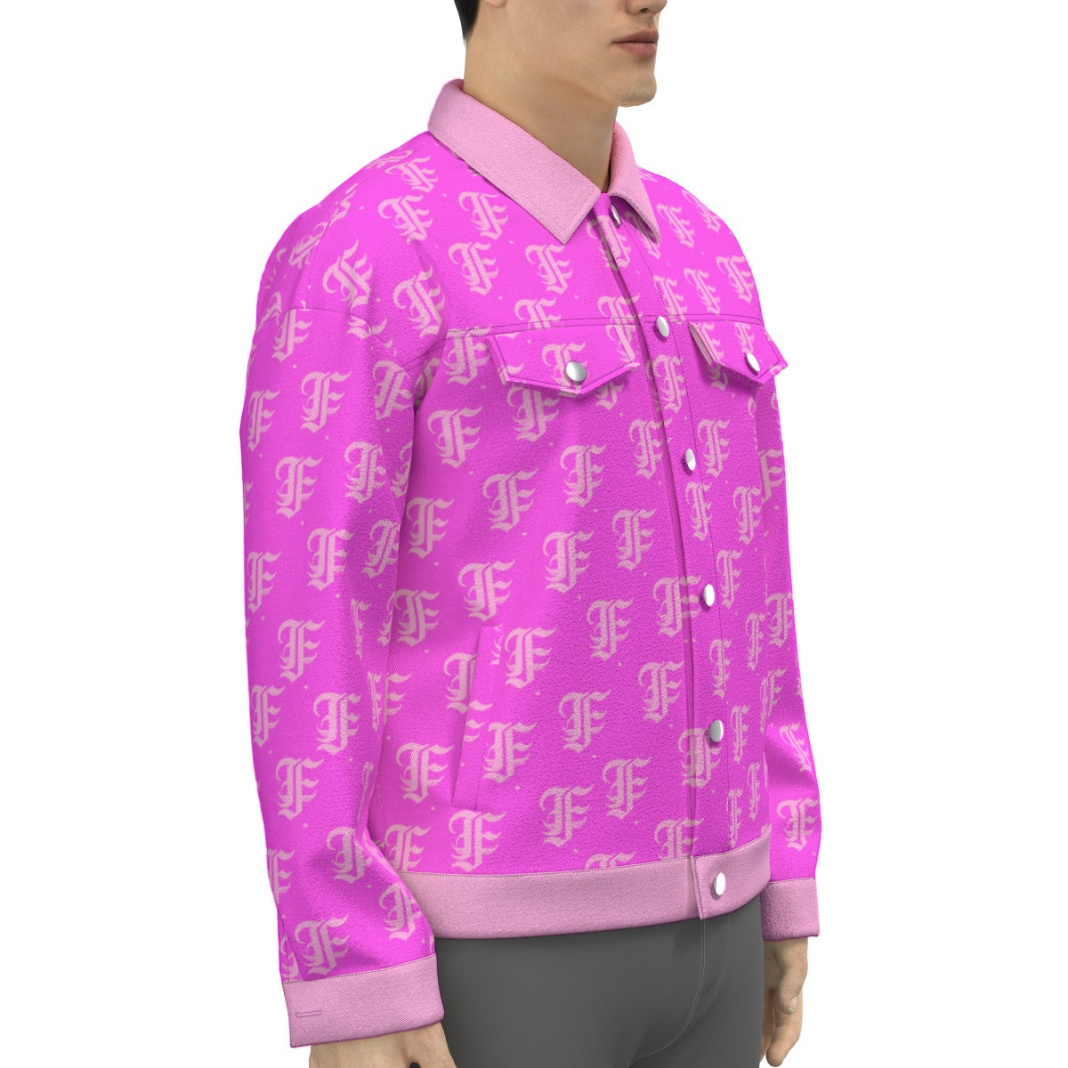 FFPink Trucker Jacket | 245GSM Cotton