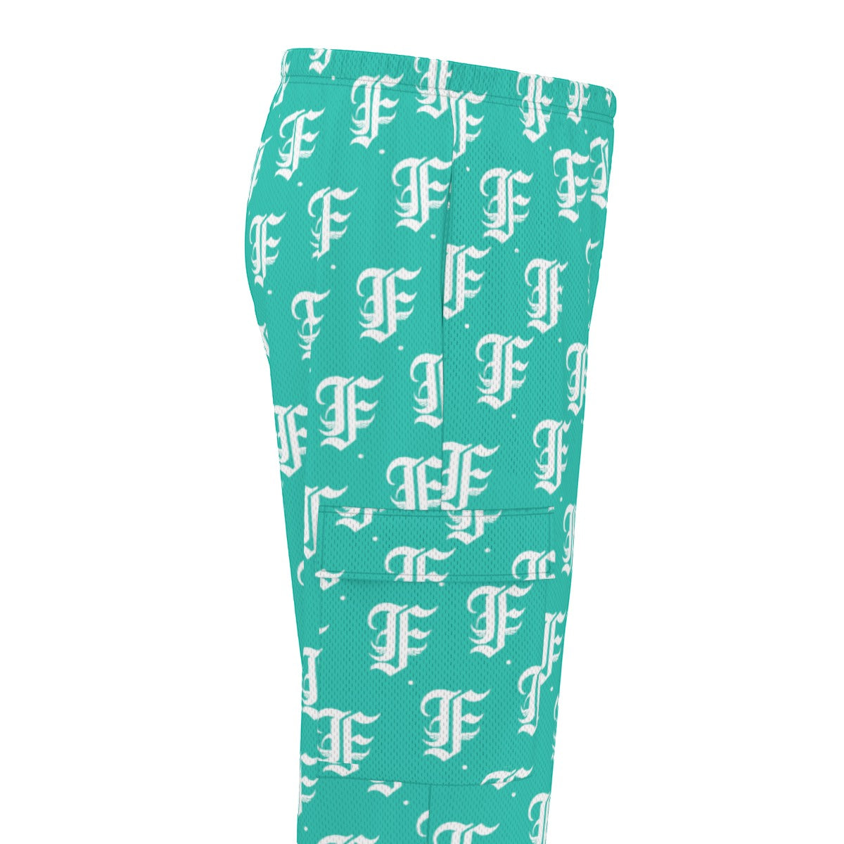 FFTurquoise | Track Cargo Pants