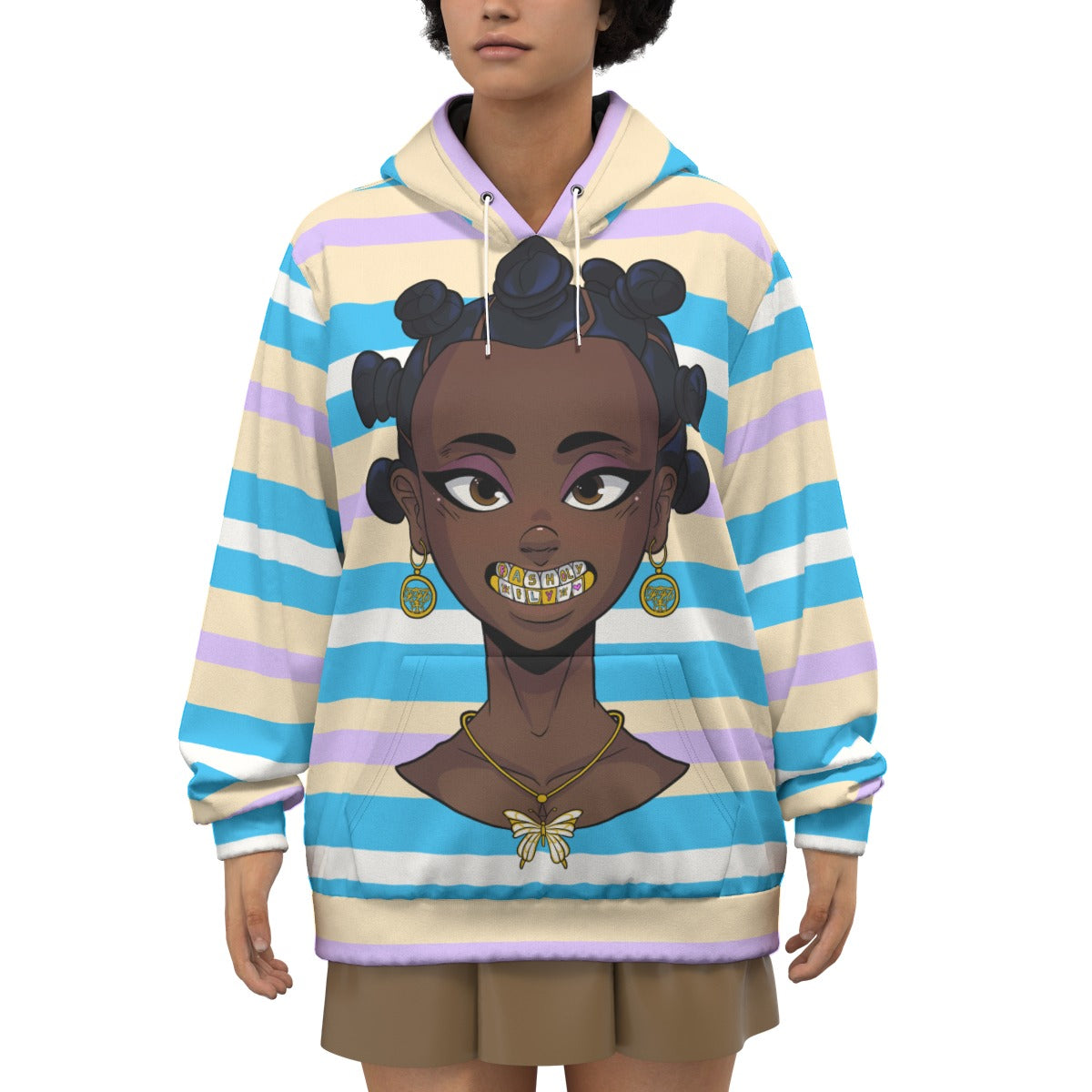 Bantu Baddie AOP Hoodie | 310GSM Cotton
