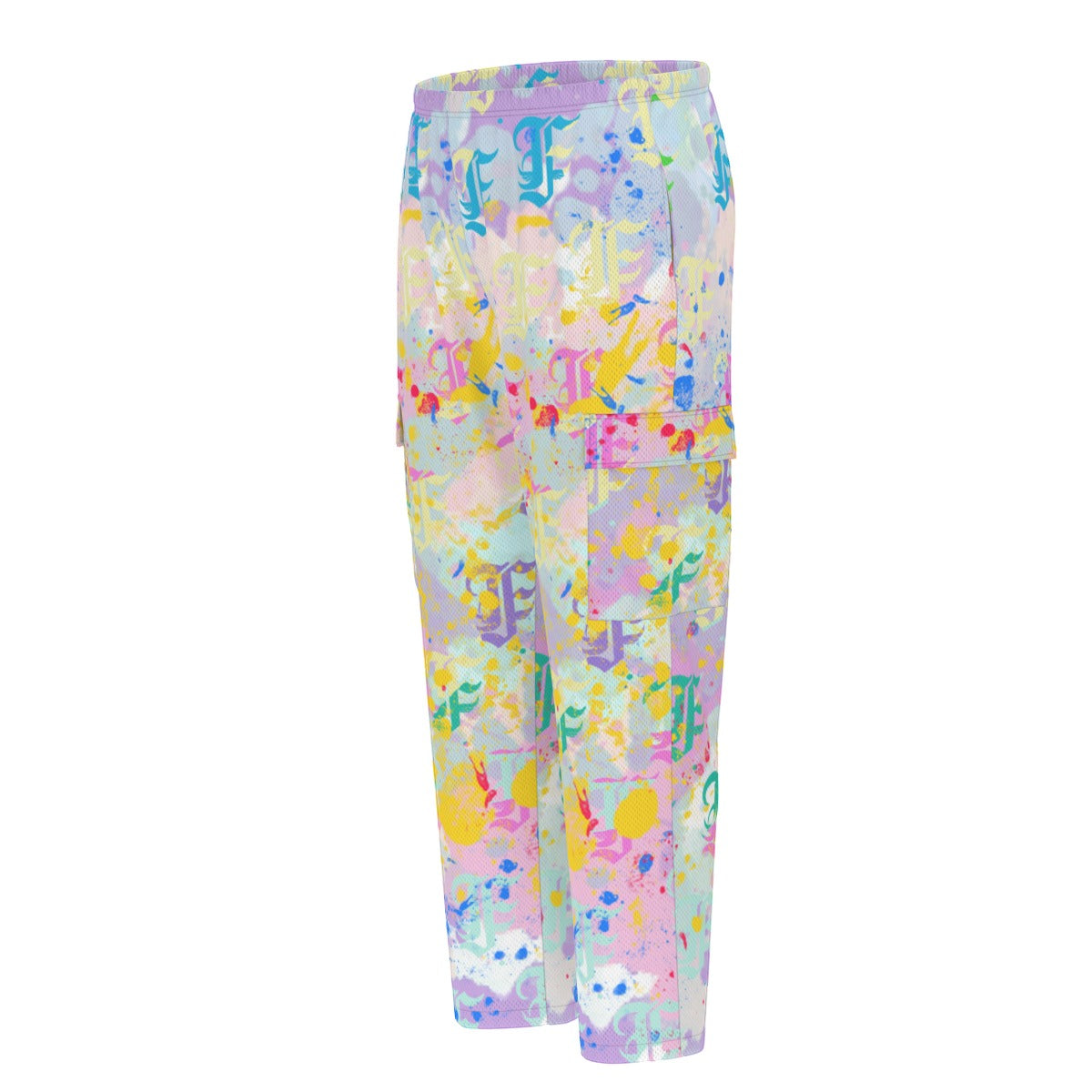 FFPastelSplatta | Track Cargo Pants