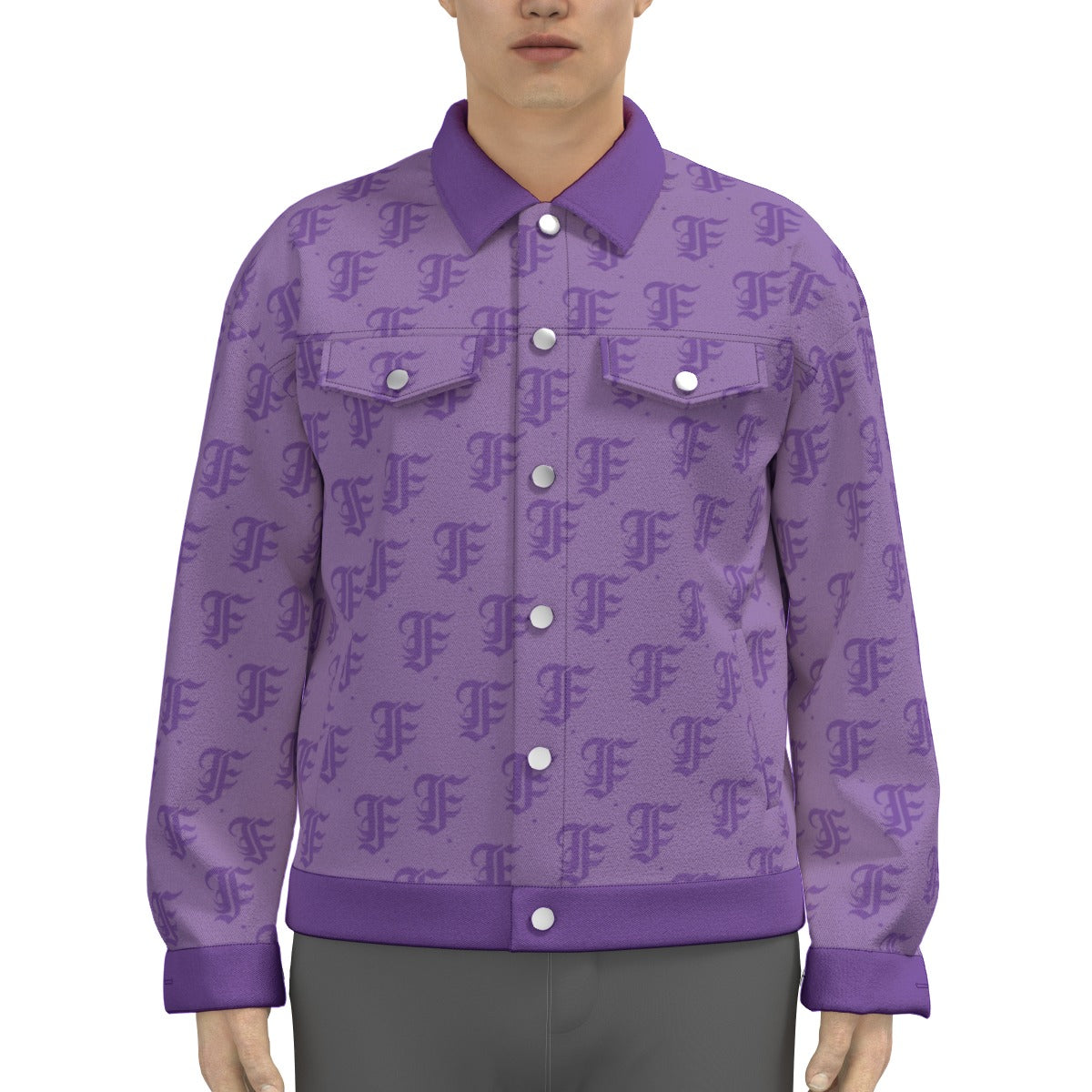FFPurple Trucker Jacket | 245GSM Cotton