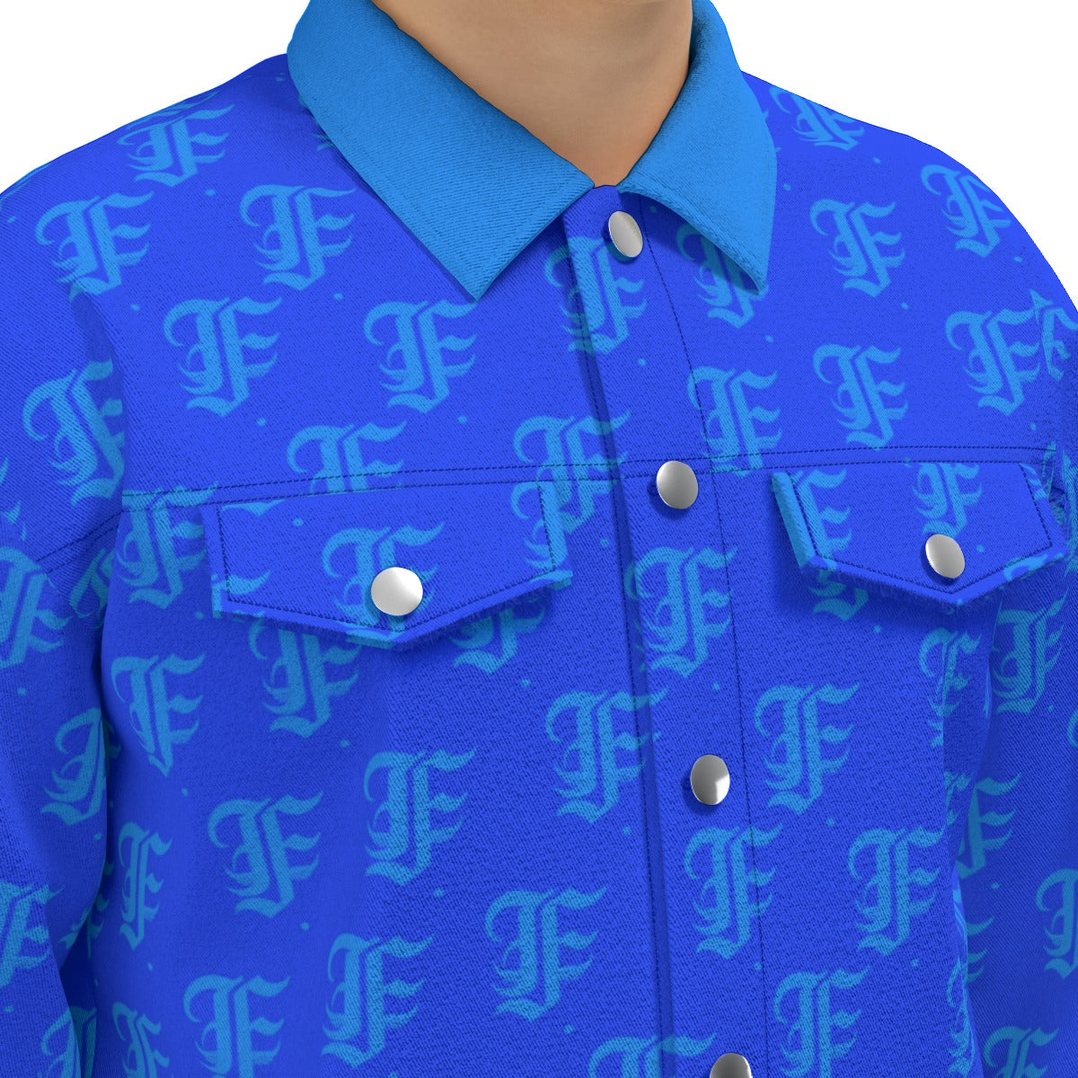 FFBlue Trucker Jacket | 245GSM Cotton