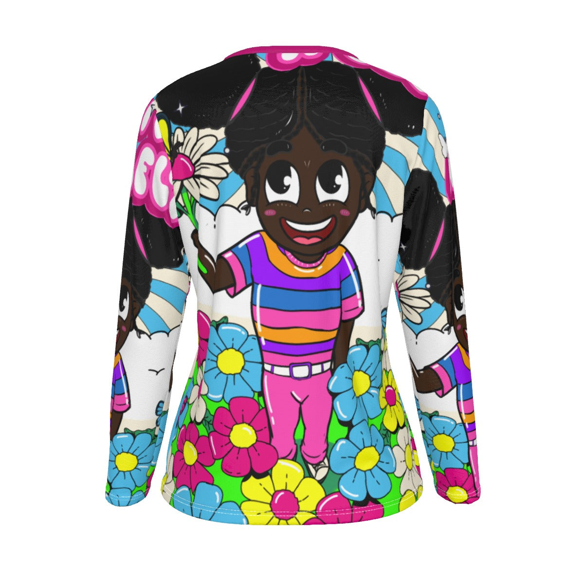 FlyGurl Oversized AOP Tee | 190GSM Cotton