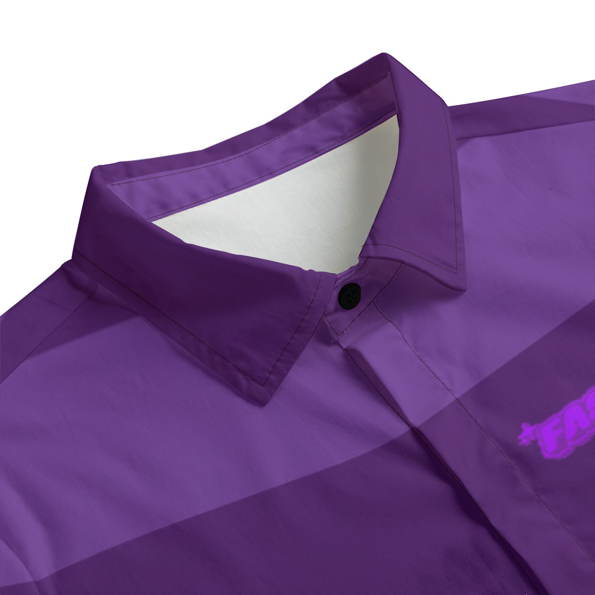 Grape Striped Button-Up |115GSM Cotton poplin