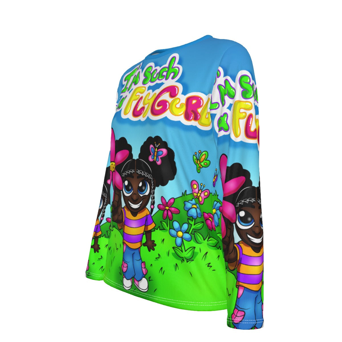 Such a FlyGurl Oversized AOP Tee | 190GSM Cotton