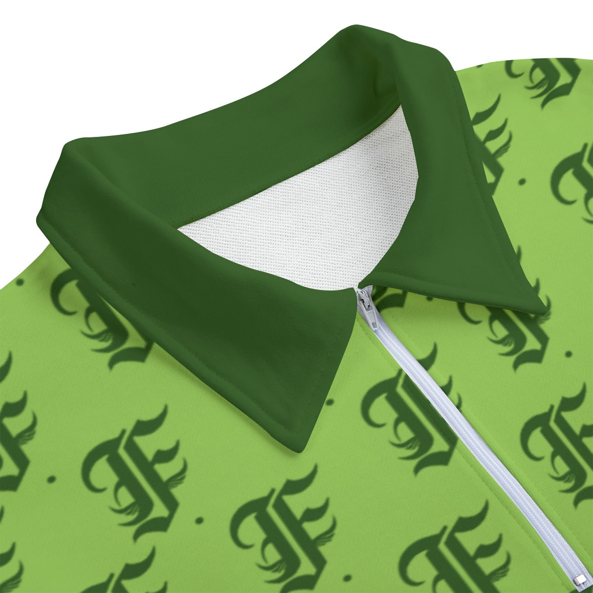 FFGreen Heavyweight Zip-Up Polo | 310GSM Cotton