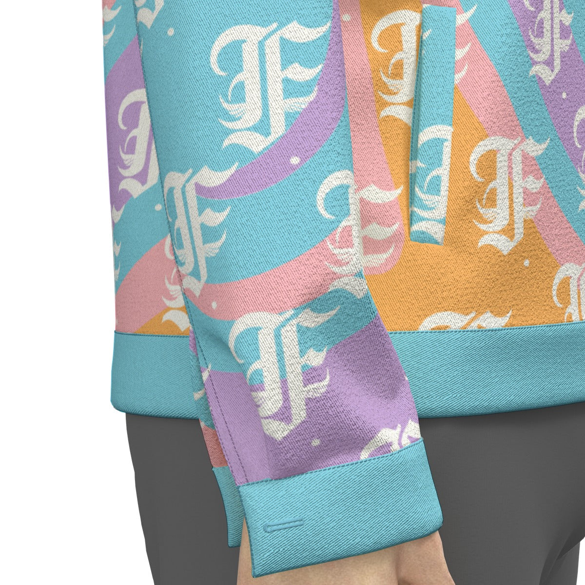 FFPastelSwirl Trucker Jacket | 245GSM Cotton