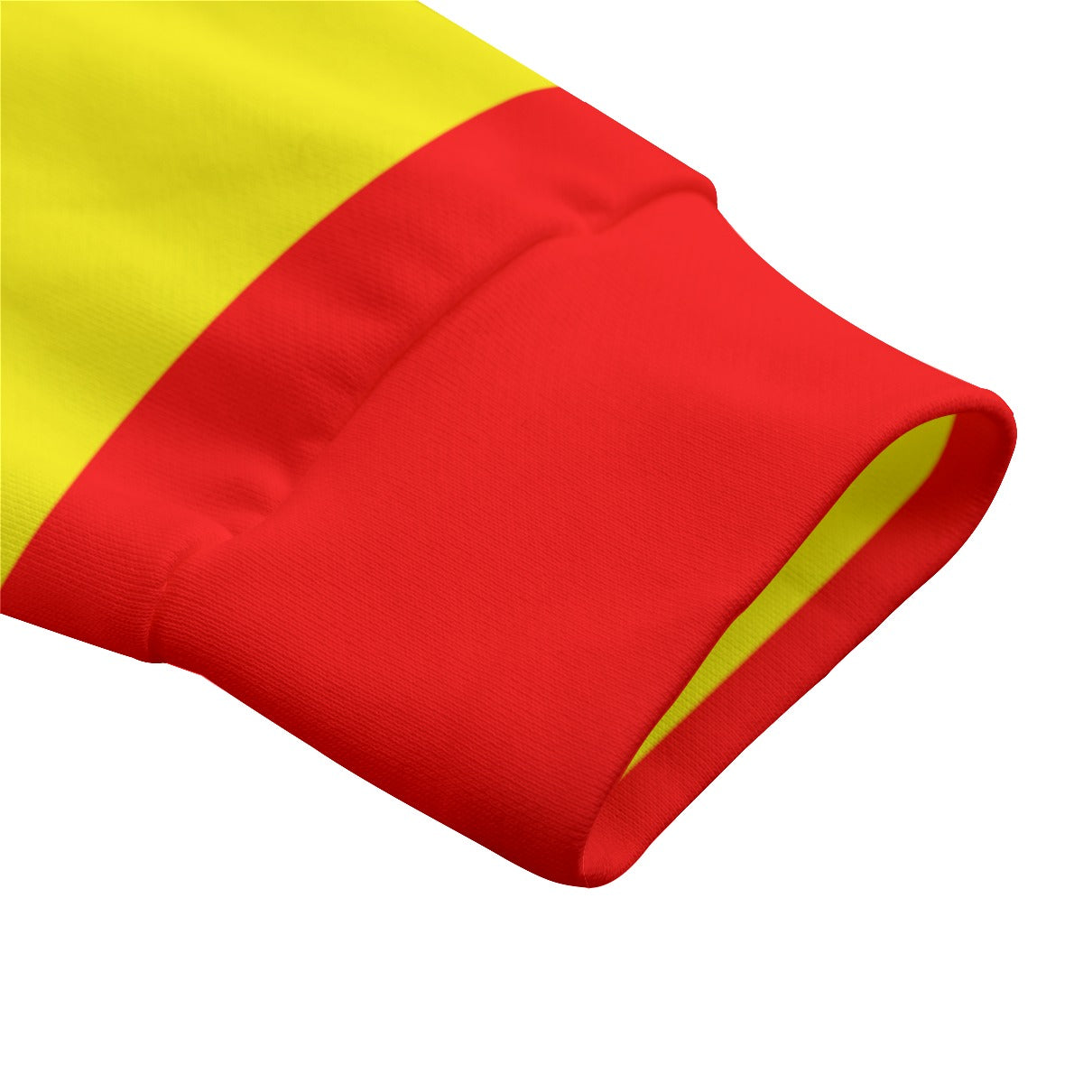Red&Yellow Striped Zip-up | 310GSM Cotton