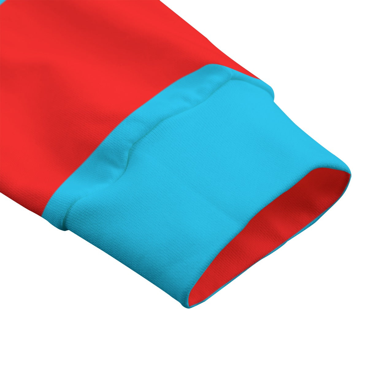 Red & Blue Striped Heavyweight Zip-Up Polo | 310GSM Cotton