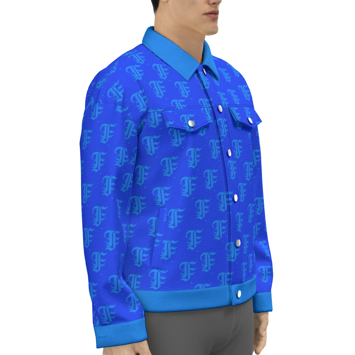 FFBlue Trucker Jacket | 245GSM Cotton