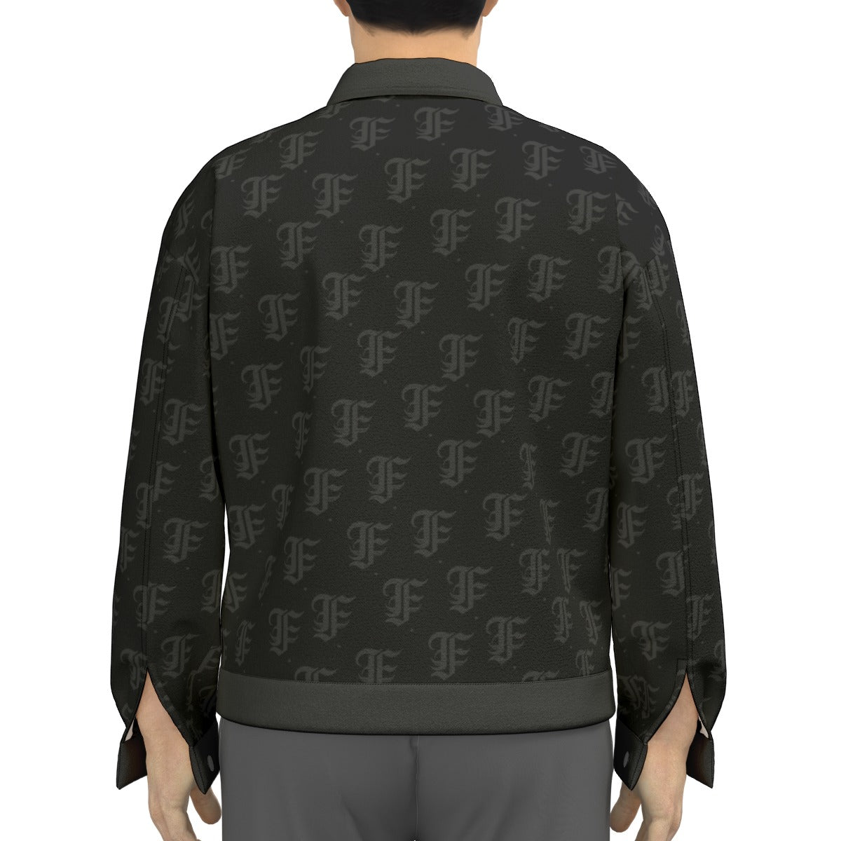 FFBlack Trucker Jacket | 245GSM Cotton