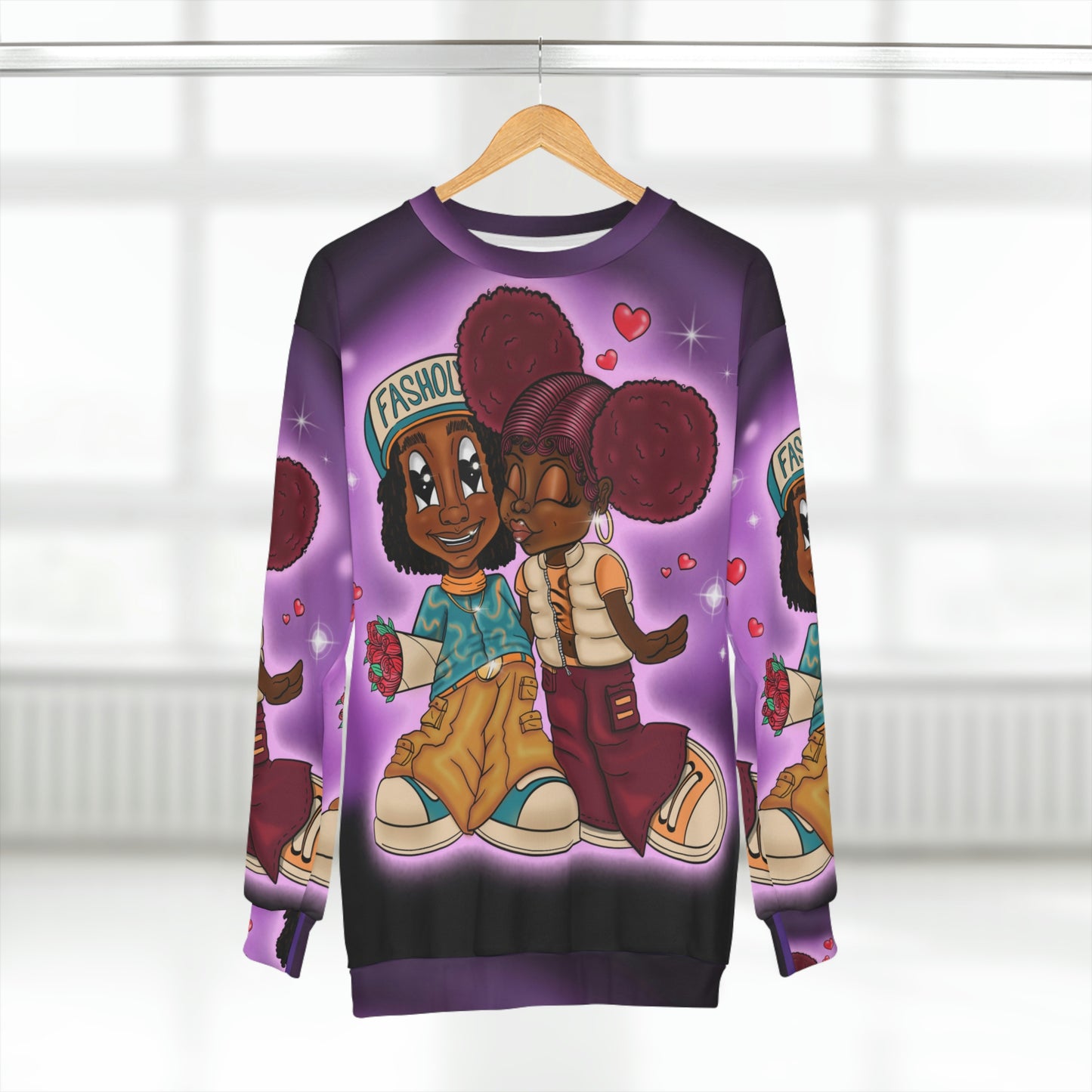 FFVALENTINE AOP Sweatshirt
