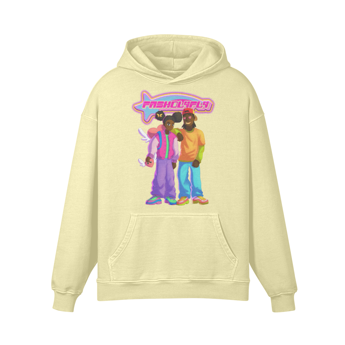NeonLUV (Oversize Heavyweight HOODIE)