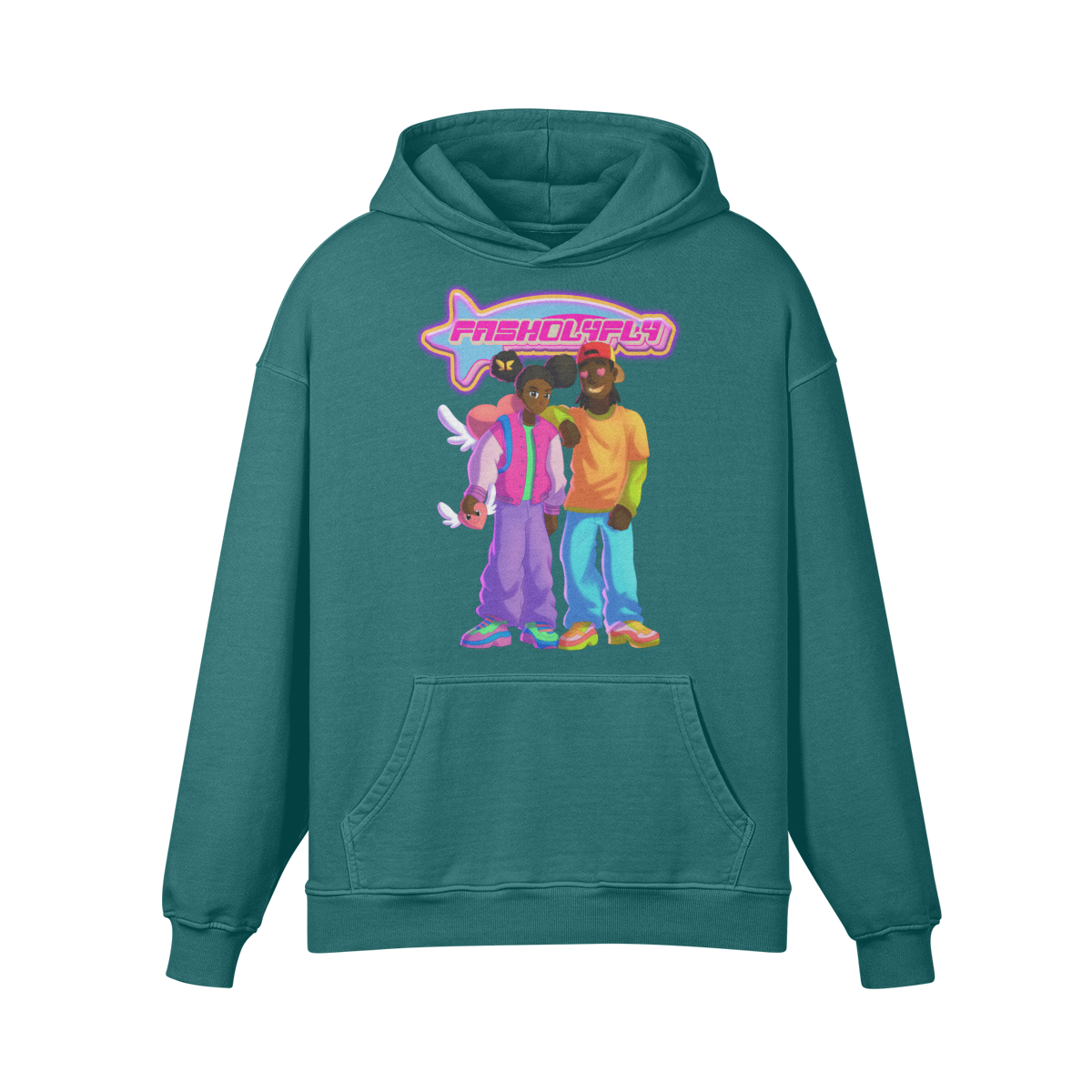 NeonLUV (Oversize Heavyweight HOODIE)