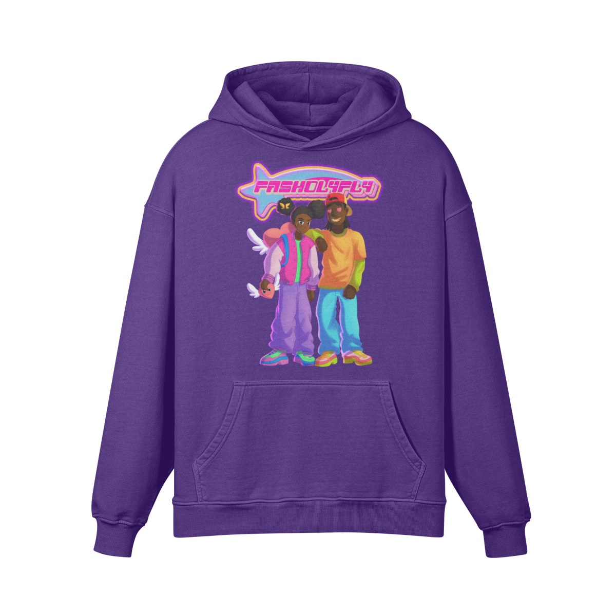 NeonLUV (Oversize Heavyweight HOODIE)