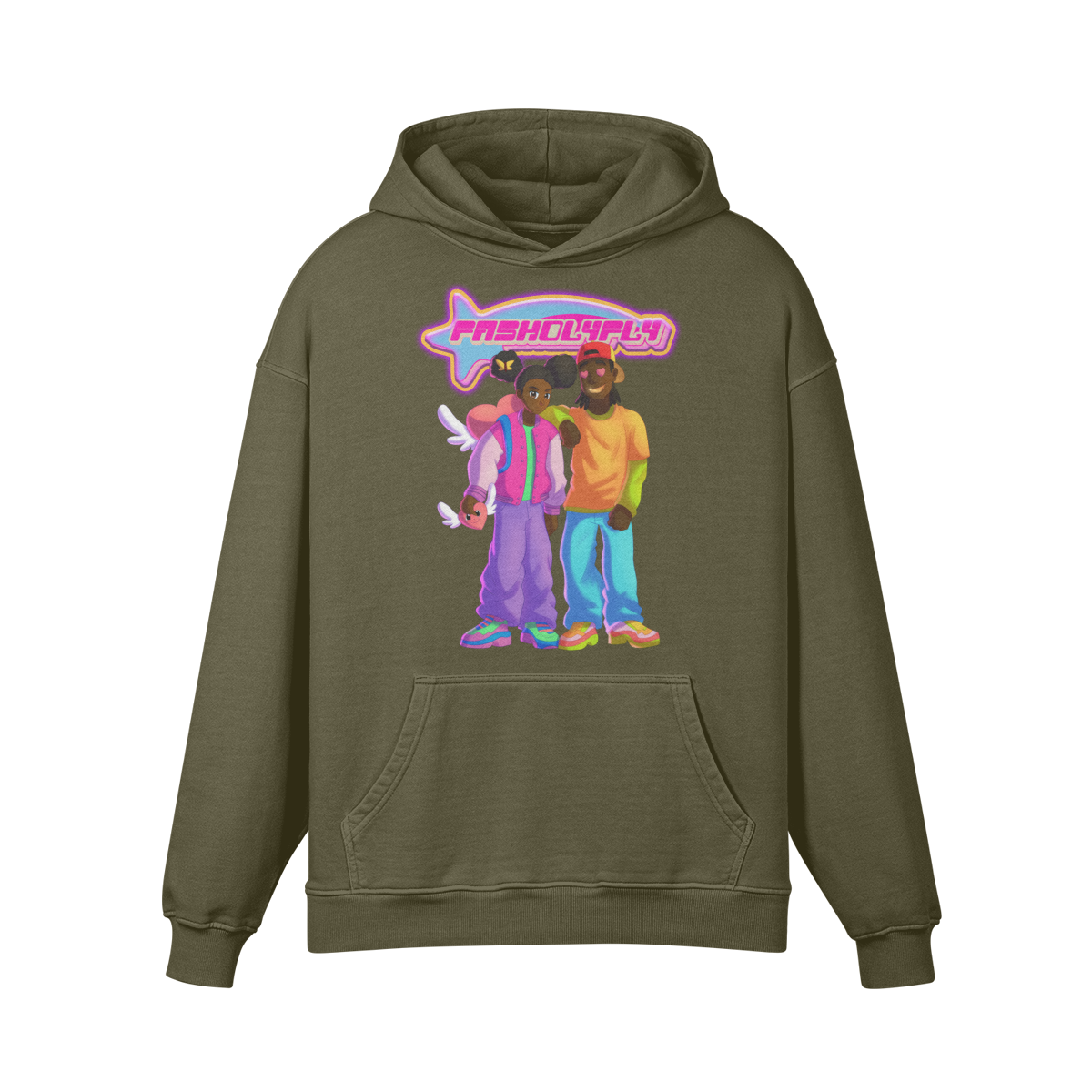 NeonLUV (Oversize Heavyweight HOODIE)