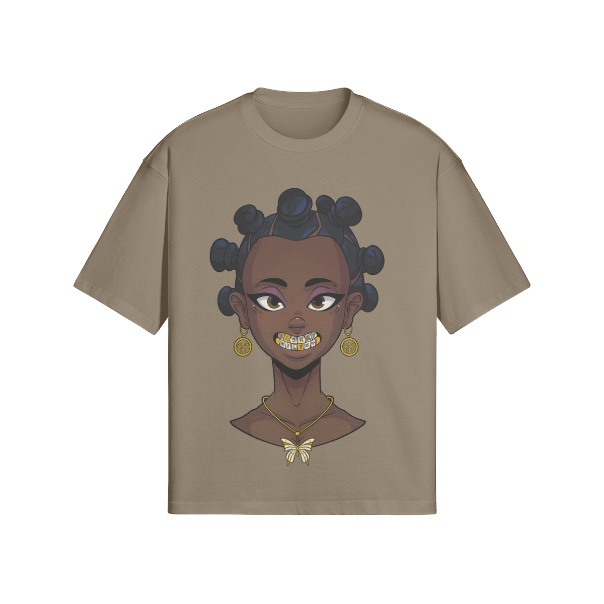 Bantu Baddie | 280GSM Boxy Tee