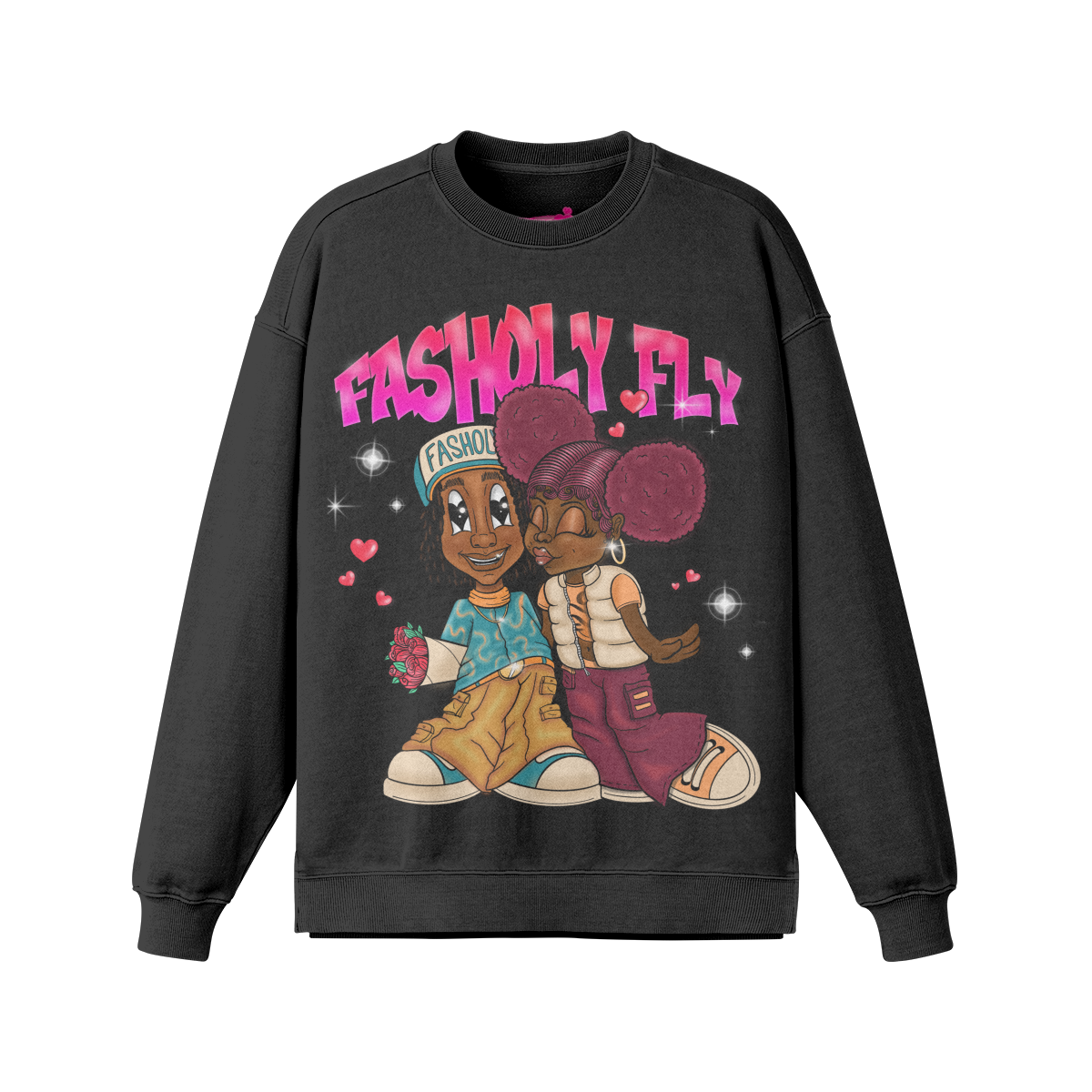 Y2KLUV | 380GSM Slit Faded Sweatshirt