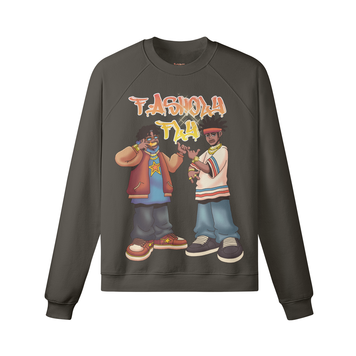 DRIPSTAR | 380GSM Fleece-lined Sweatshirt