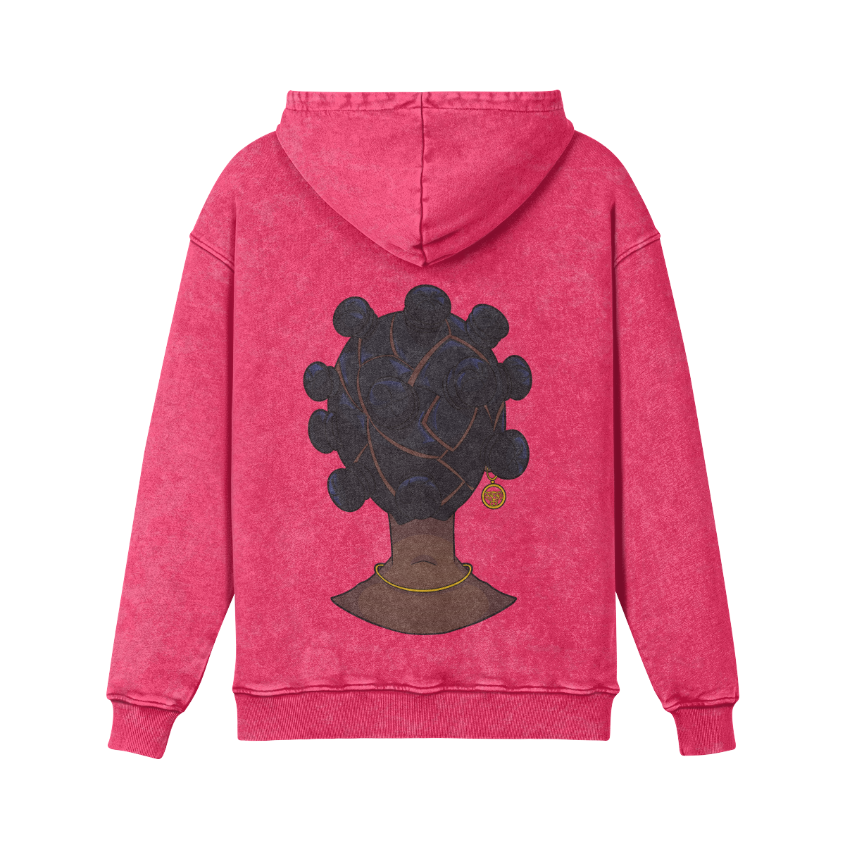 BANTU BADDIE | 440GSM Faded Hoodie