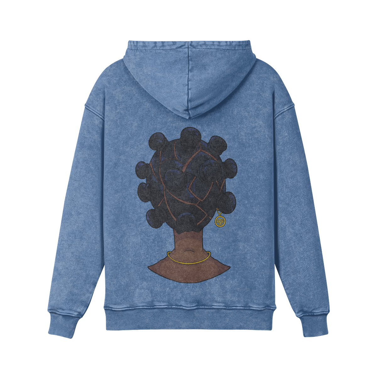 BANTU BADDIE | 440GSM Faded Hoodie