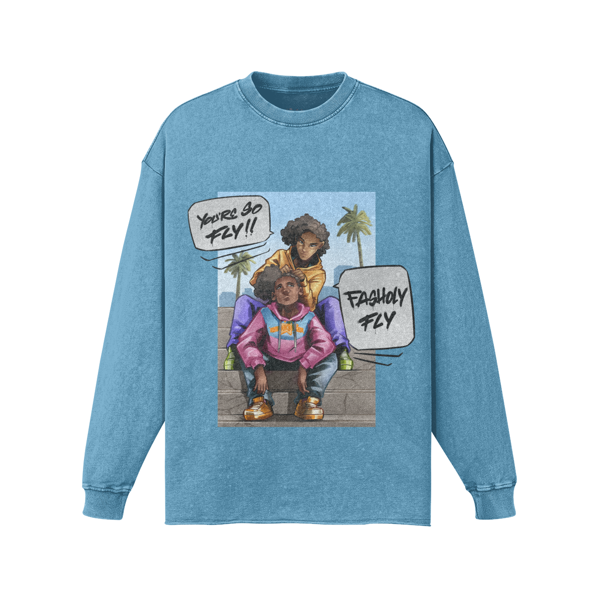 BMH "LovelyDayz" | 260GSM (Faded Long Sleeve Tee)