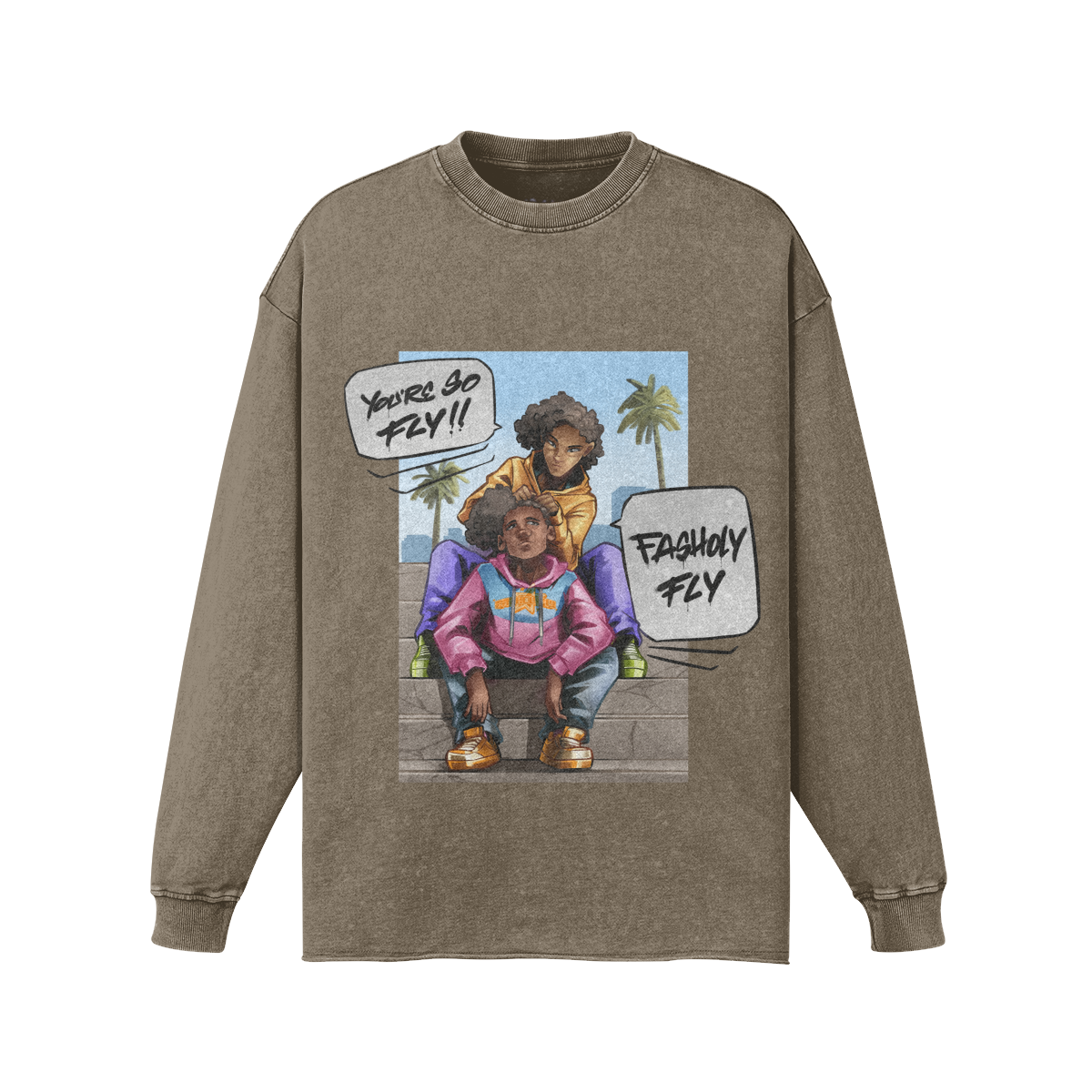 BMH "LovelyDayz" | 260GSM (Faded Long Sleeve Tee)