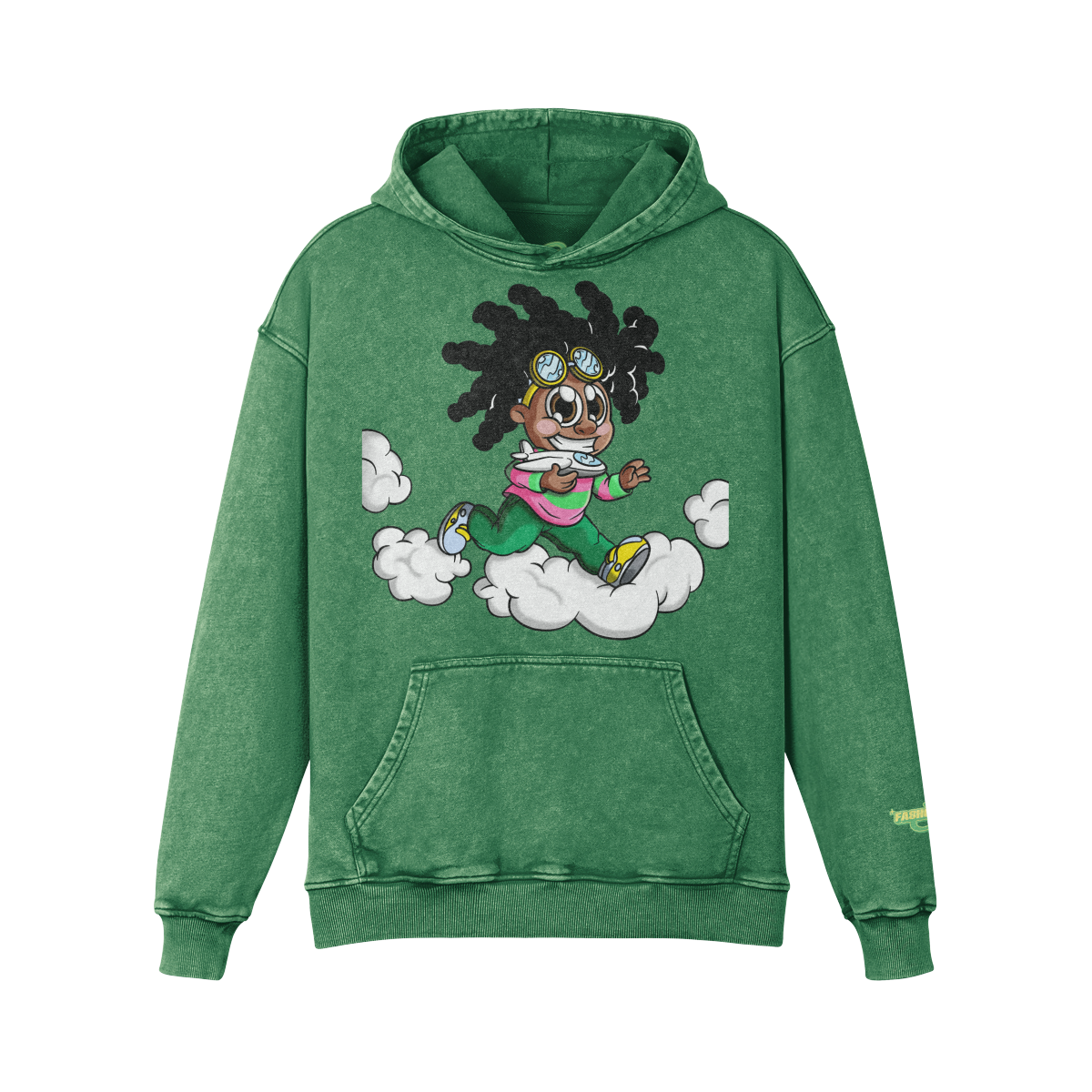 Filmore Fly! Heavyweight Faded Hoodie | 440GSM