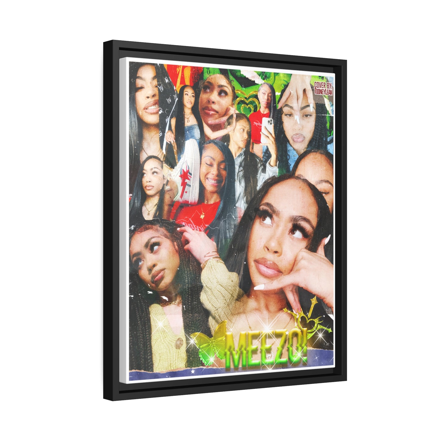 Matte Canvas, Black Frame