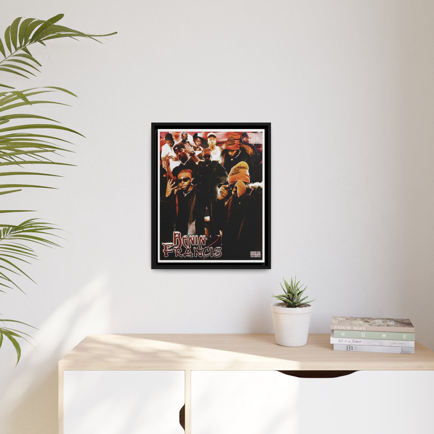 Benin Francis | Matte Canvas Framed