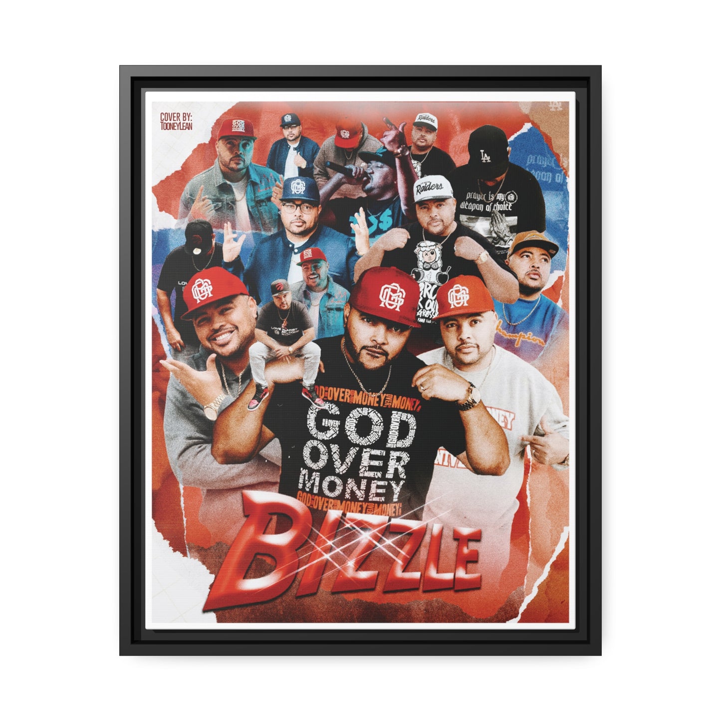 Bizzle | Matte Canvas Framed