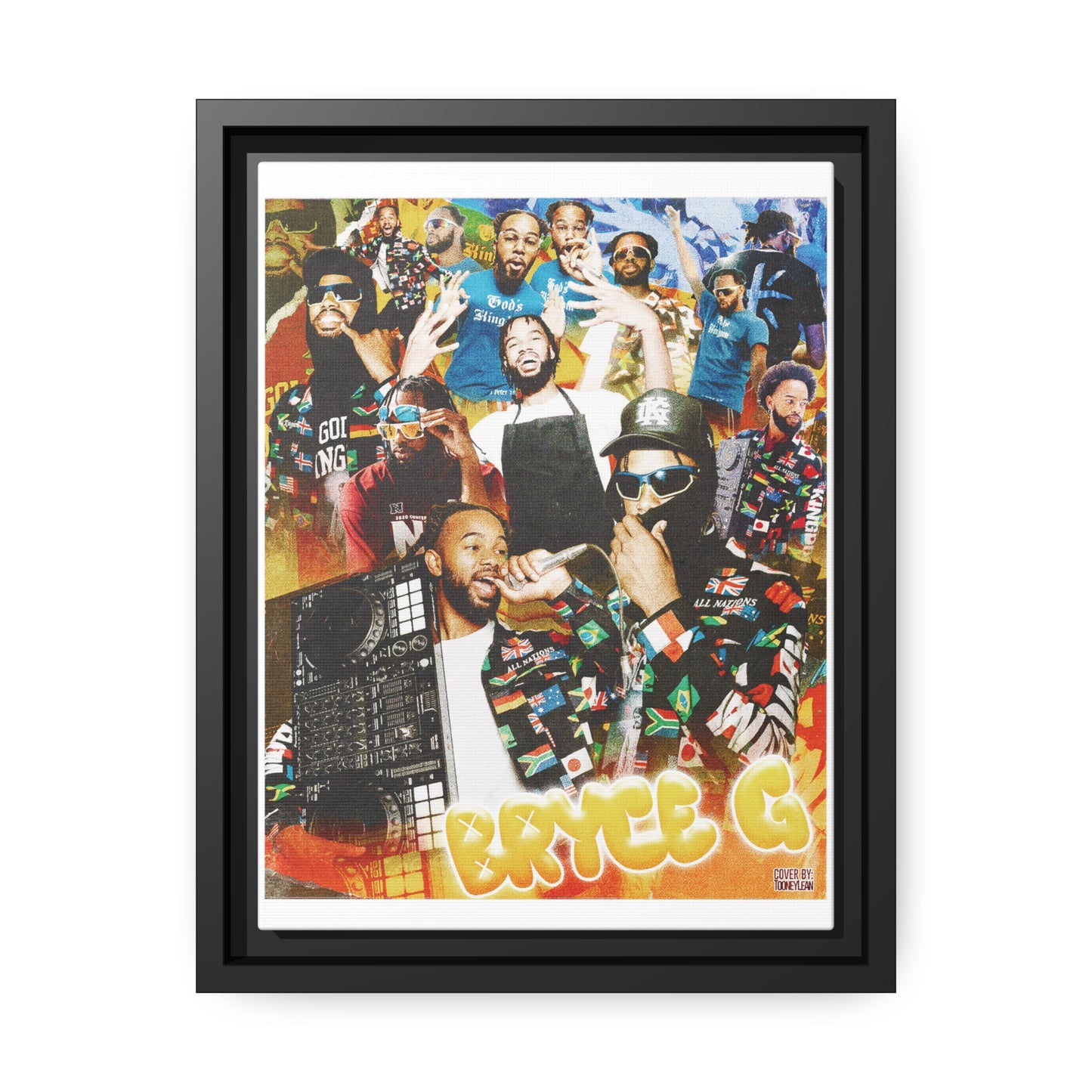 BRYCE G | Matte Canvas Framed